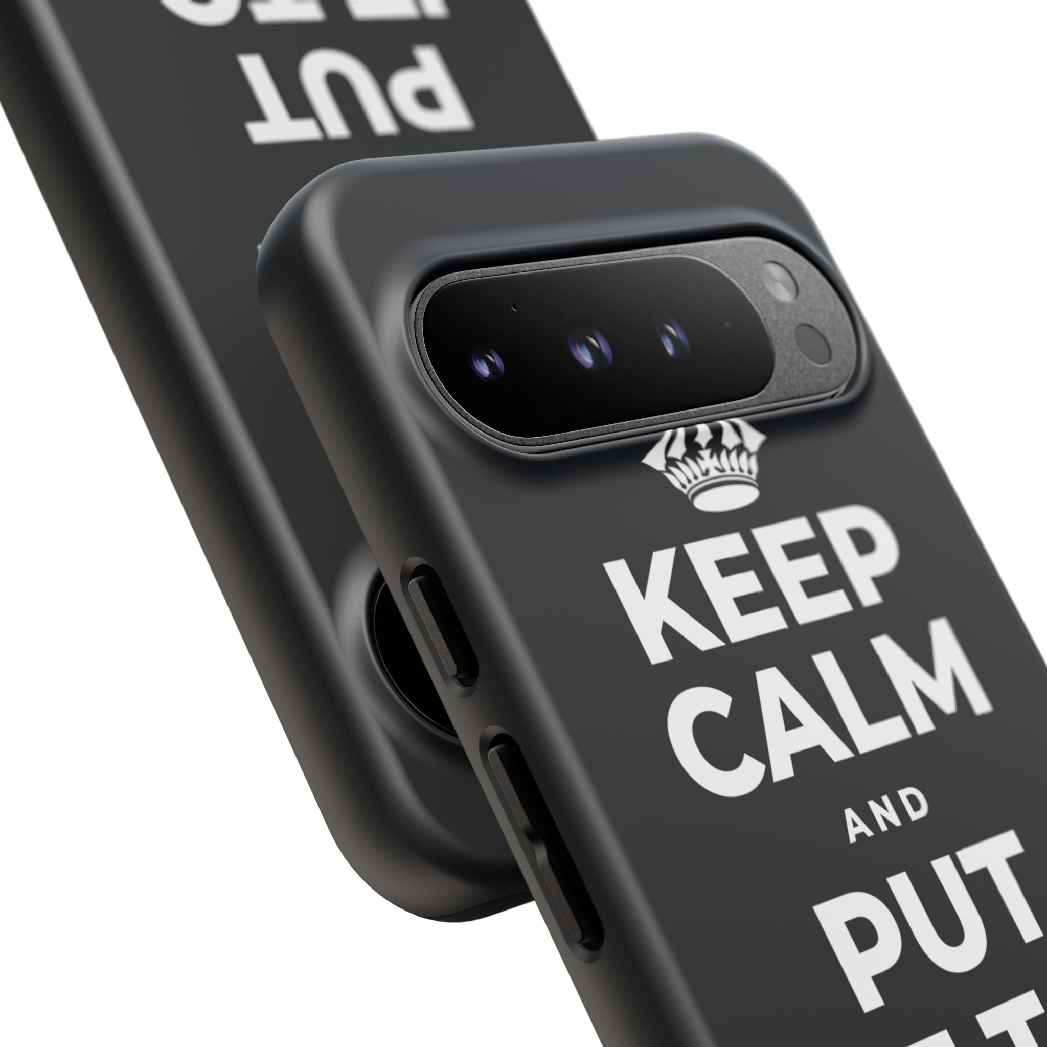 KEEP CALM AND PUT IT TO GOOD USE Phone Case (Dark)
