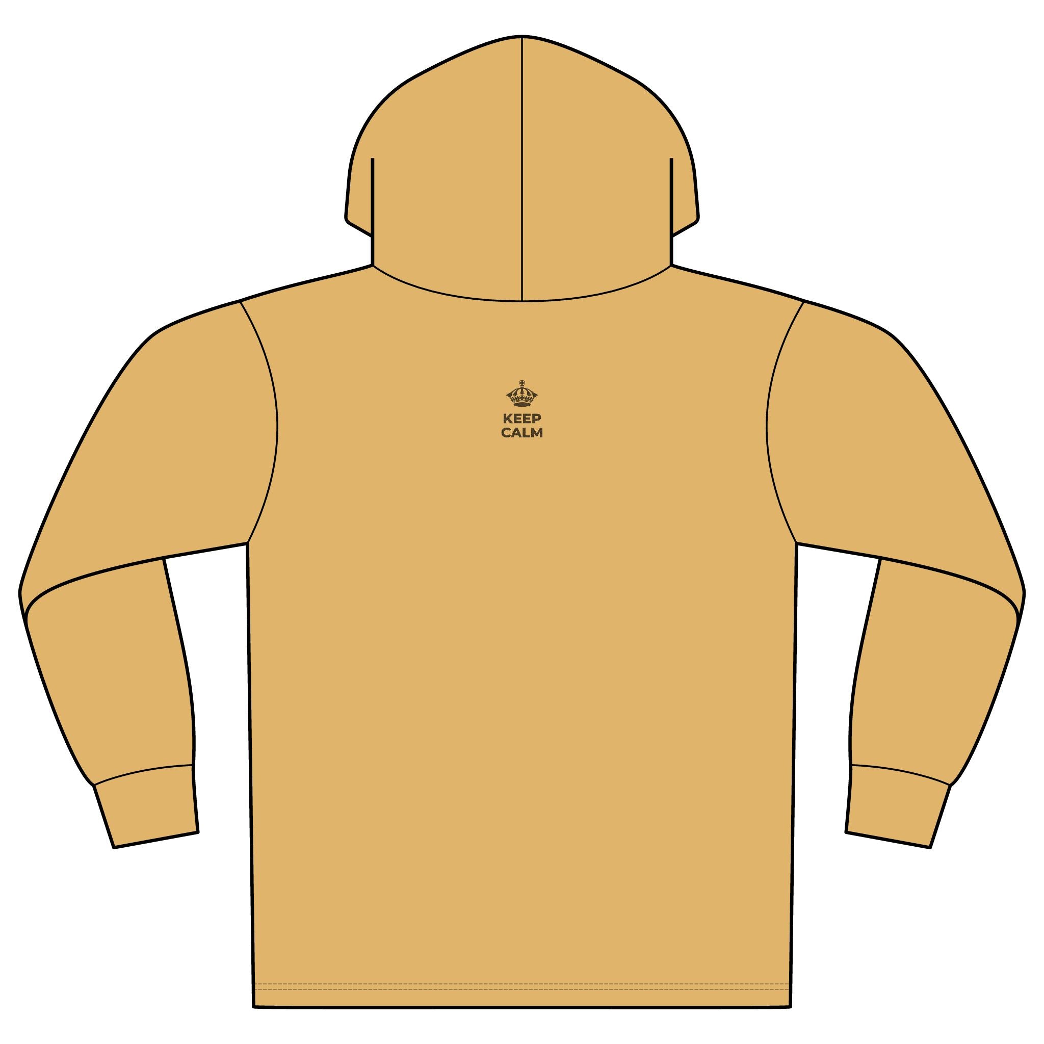 KEEP CALM AND BE THERE Organic Hoodie Tee