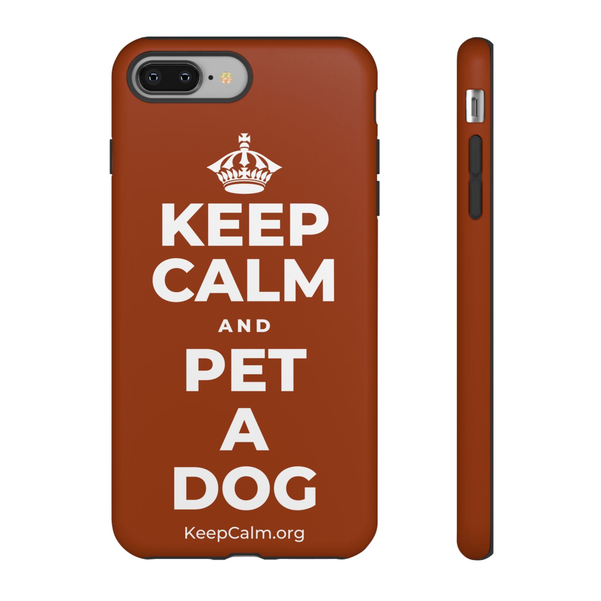 KEEP CALM AND PET A DOG Phone Case