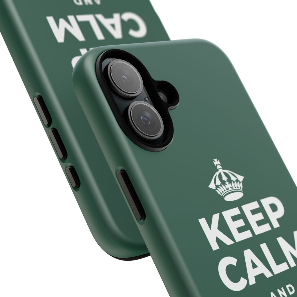 KEEP CALM AND BREATHE Phone Case