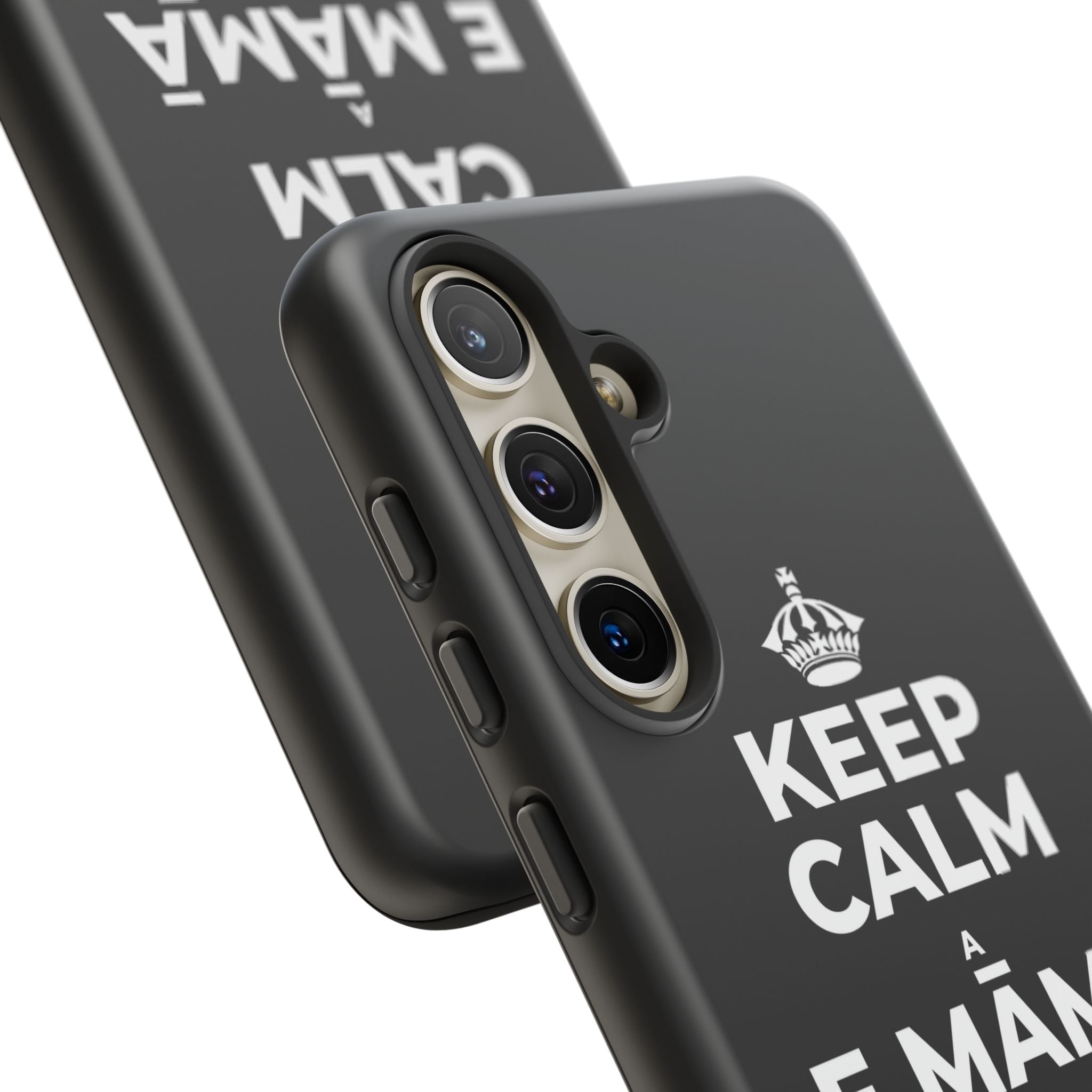 KEEP CALM A E MĀMĀ MA NĀ PAHUHOPU Phone Case