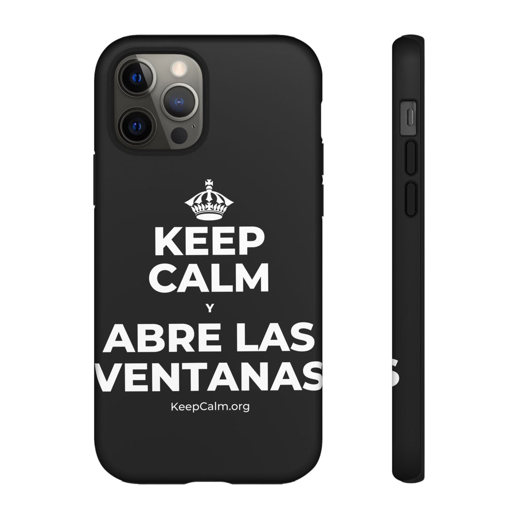 KEEP CALM Y ABRE LAS VENTANAS Phone Case