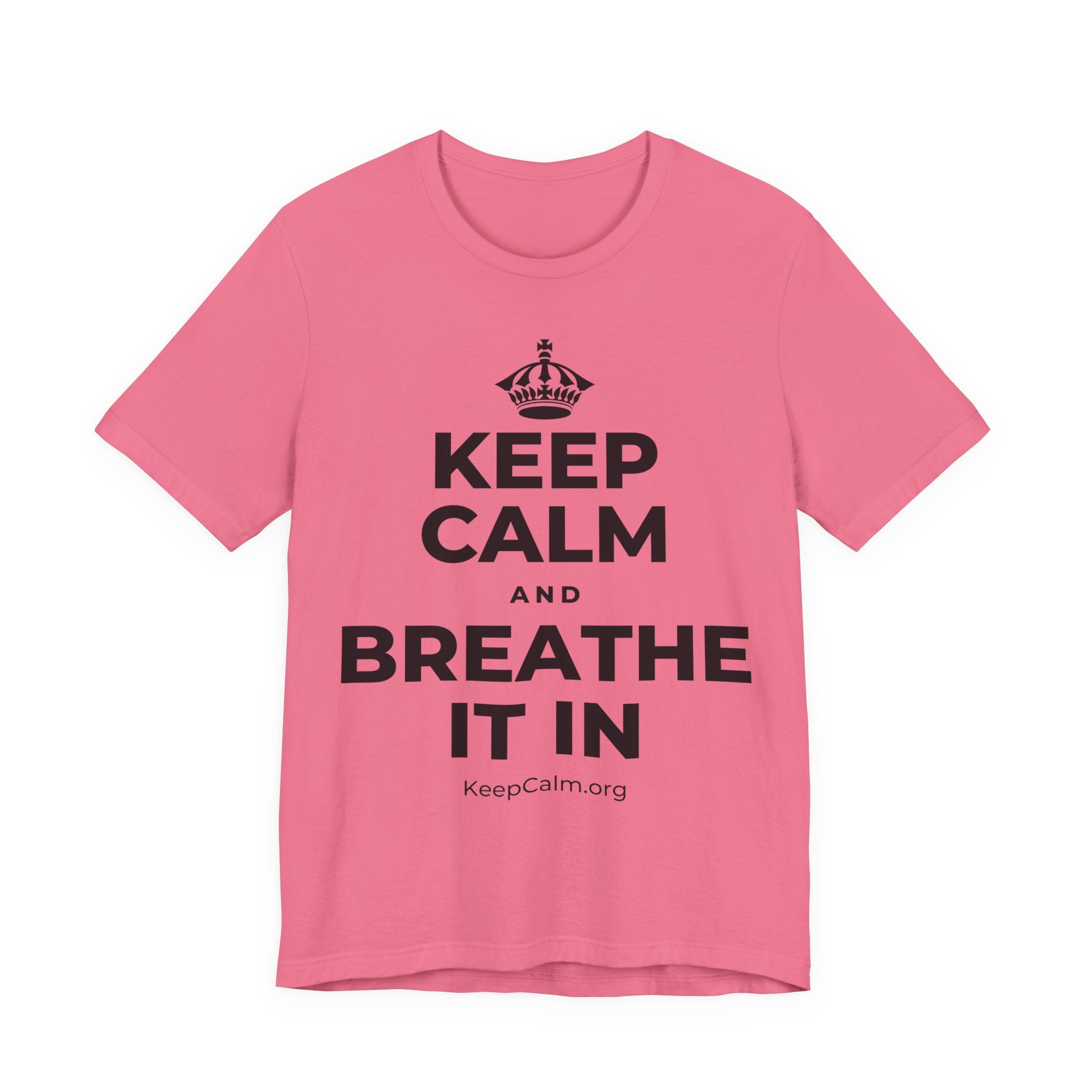 KEEP CALM AND BREATHE IT IN T-Shirt (Military Green–Autumn)
