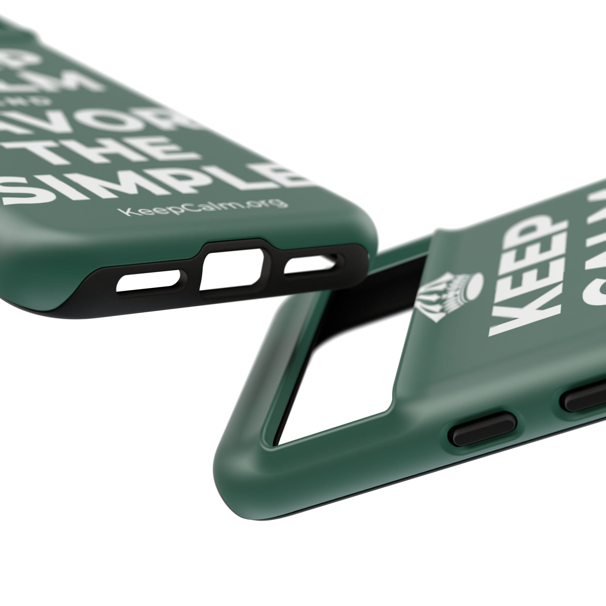 KEEP CALM AND SAVOR THE SIMPLE Phone Case