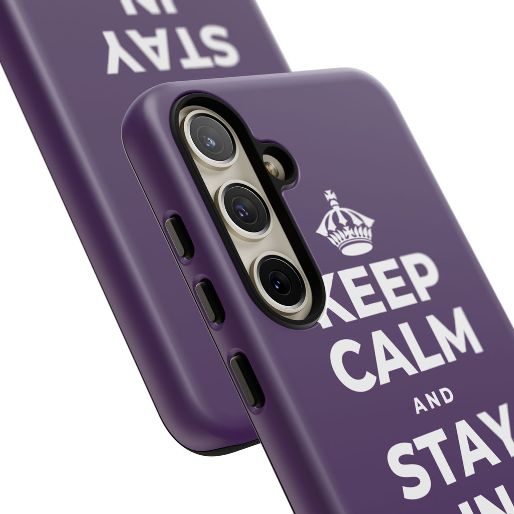 KEEP CALM AND STAY IN AND REST Phone Case