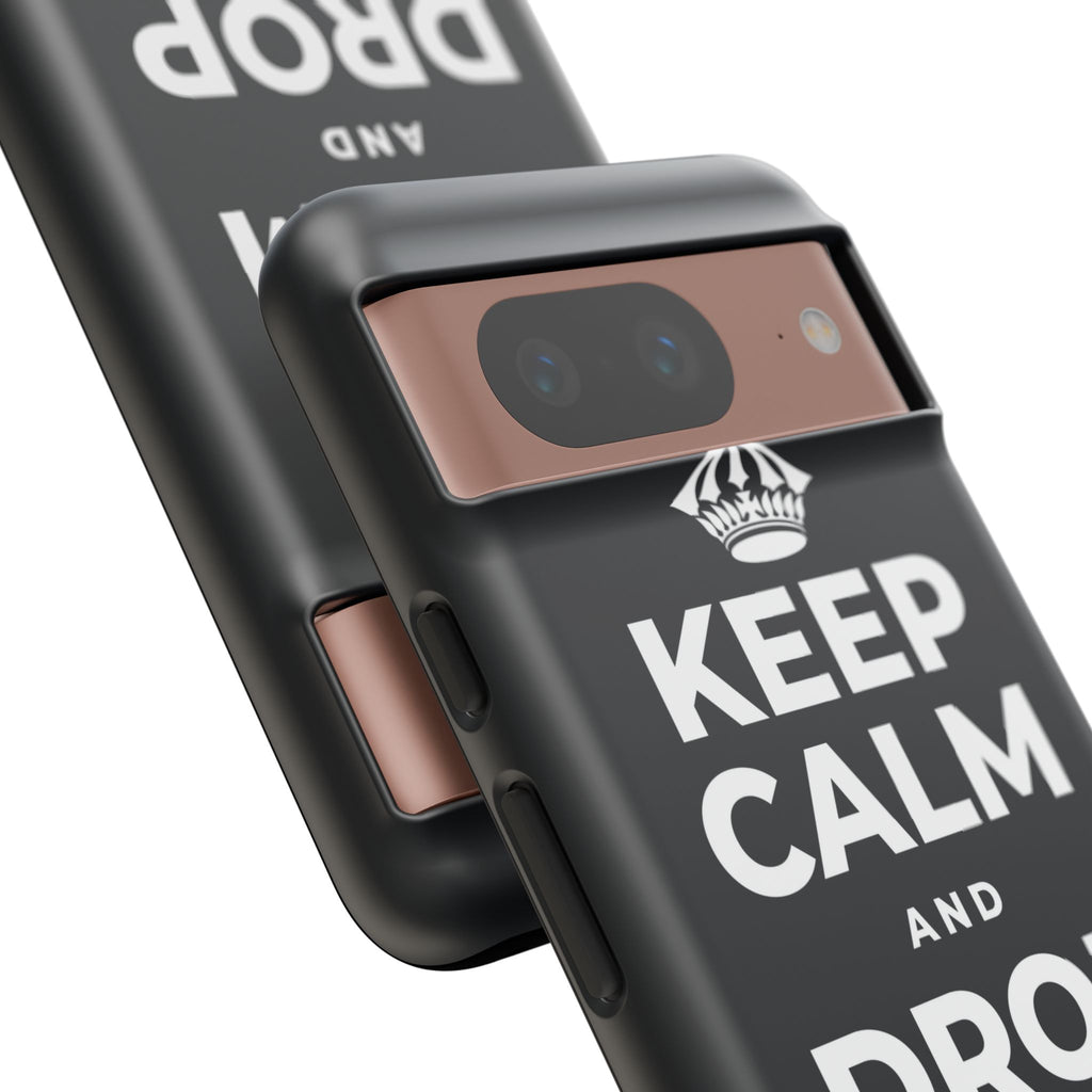 KEEP CALM AND DROP THE ROPE Phone Case (Dark)