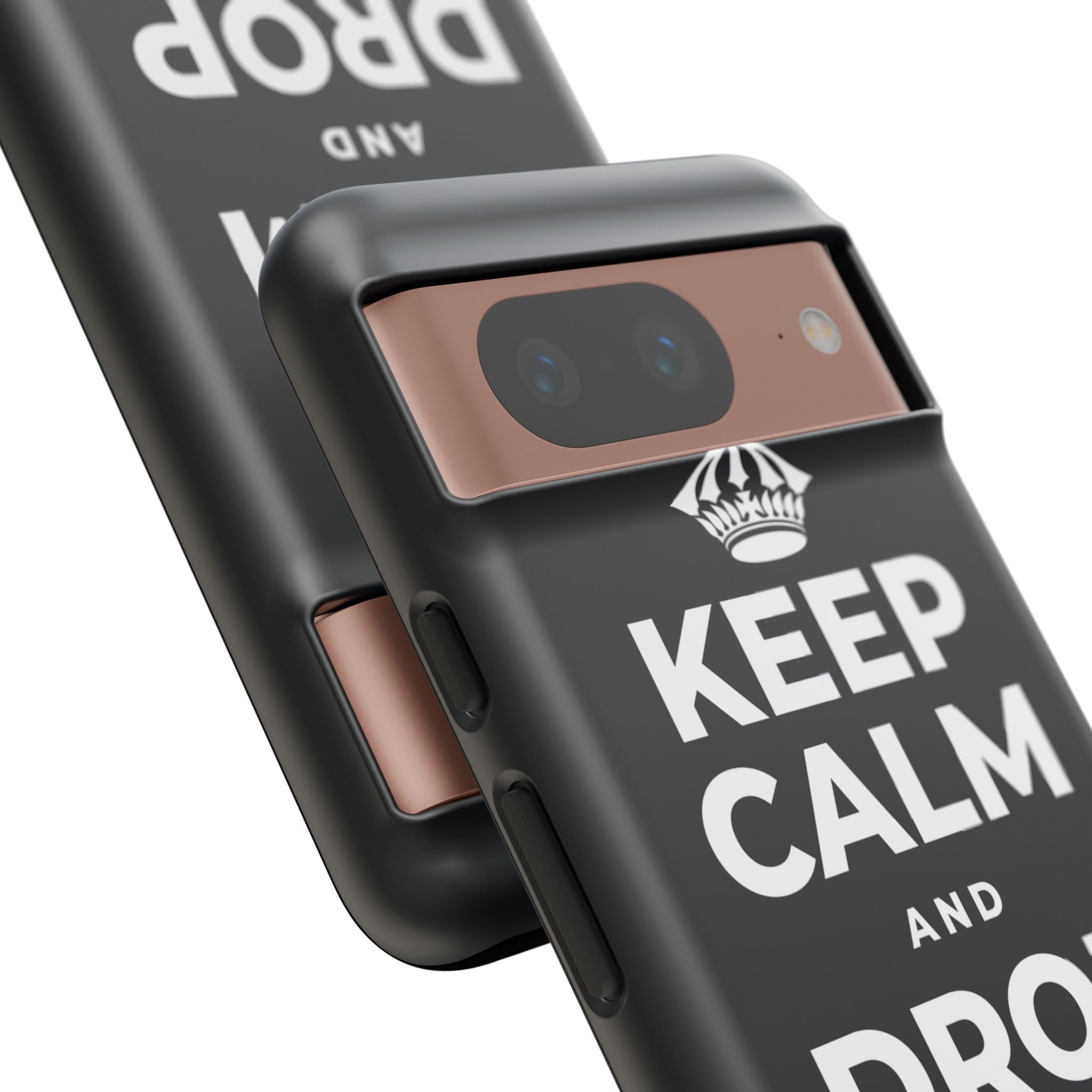 KEEP CALM AND DROP THE ROPE Phone Case (Dark)