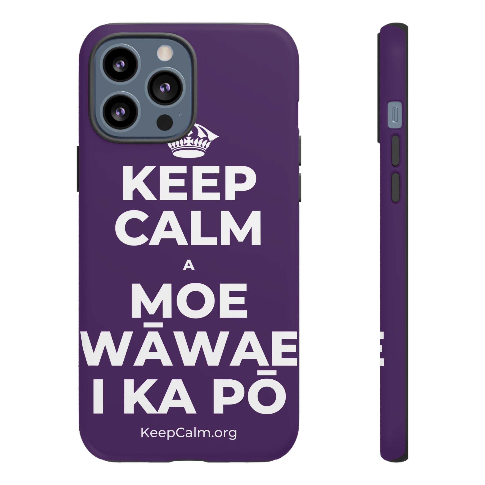KEEP CALM A MOE WĀWAE I KA PŌ Phone Case