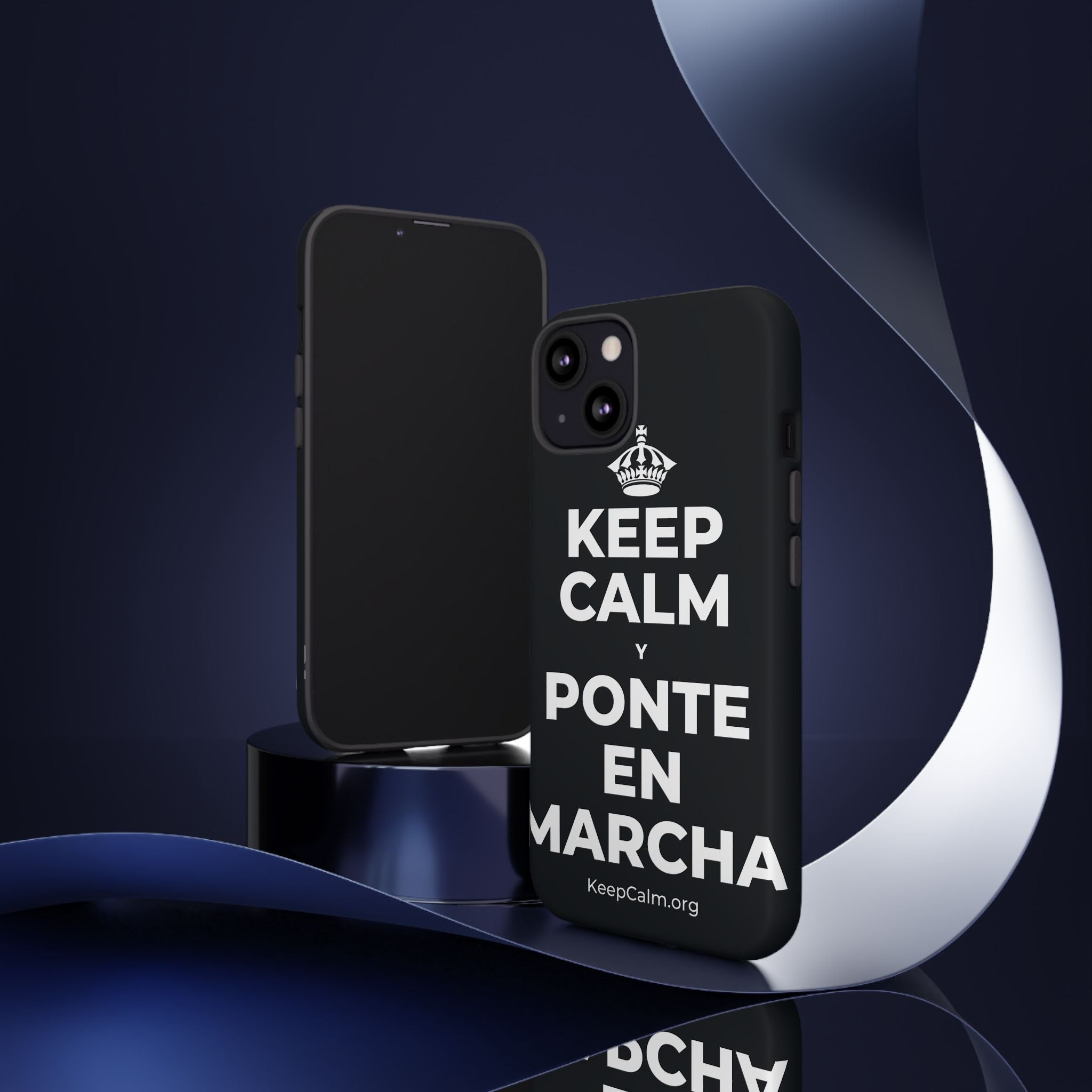 KEEP CALM Y PONTE EN MARCHA Phone Case (Dark)