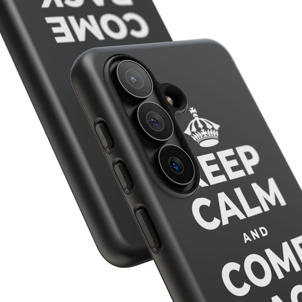 KEEP CALM AND COME BACK TO BREATH Phone Case (Dark)