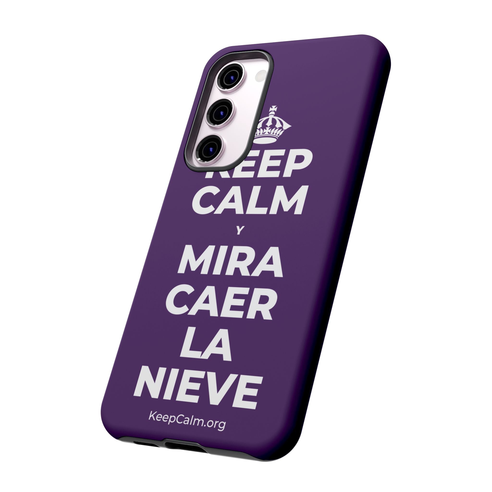 KEEP CALM Y MIRA CAER LA NIEVE Phone Case