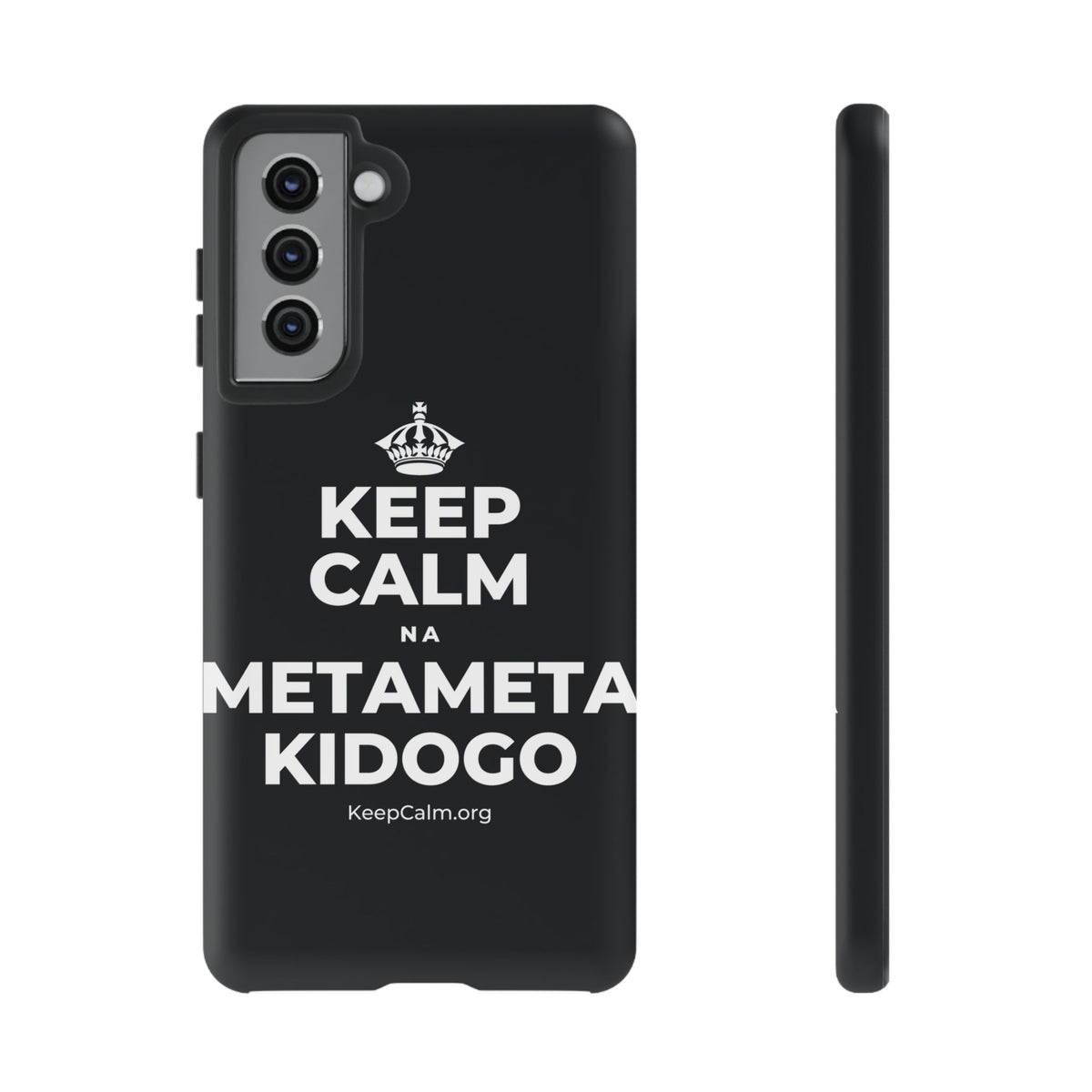 KEEP CALM NA METAMETA KIDOGO Phone Case (Dark)
