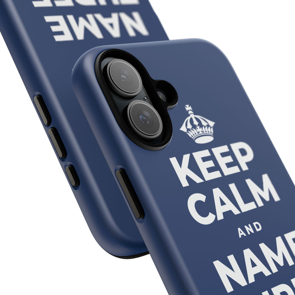 KEEP CALM AND NAME THREE GOOD THINGS Phone Case