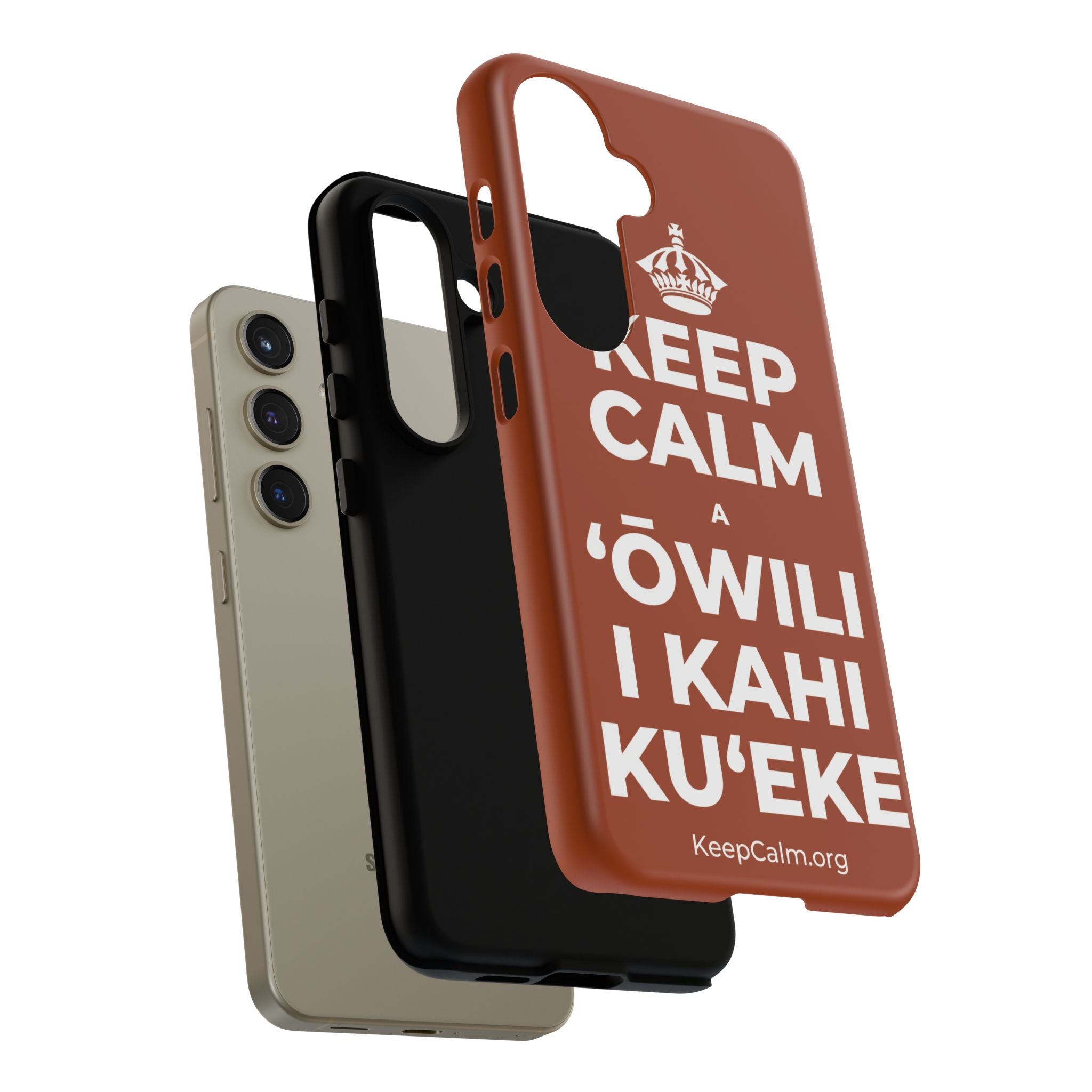 KEEP CALM A ʻŌWILI I KAHI KUʻEKE Phone Case
