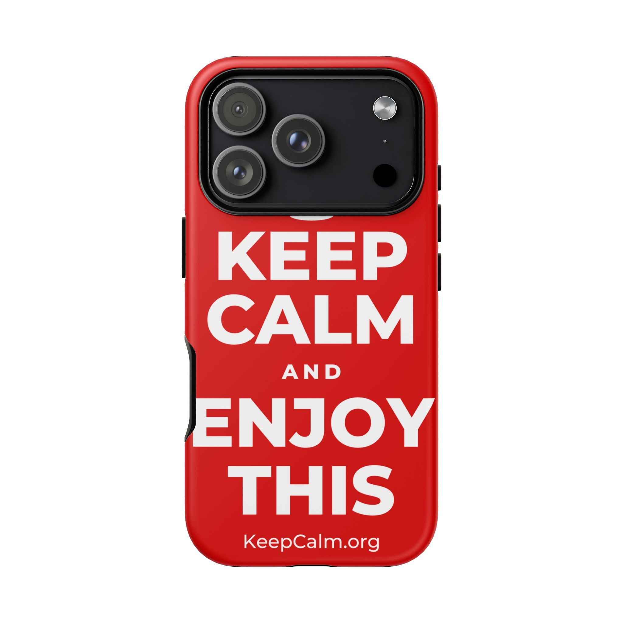 KEEP CALM AND ENJOY THIS Phone Case