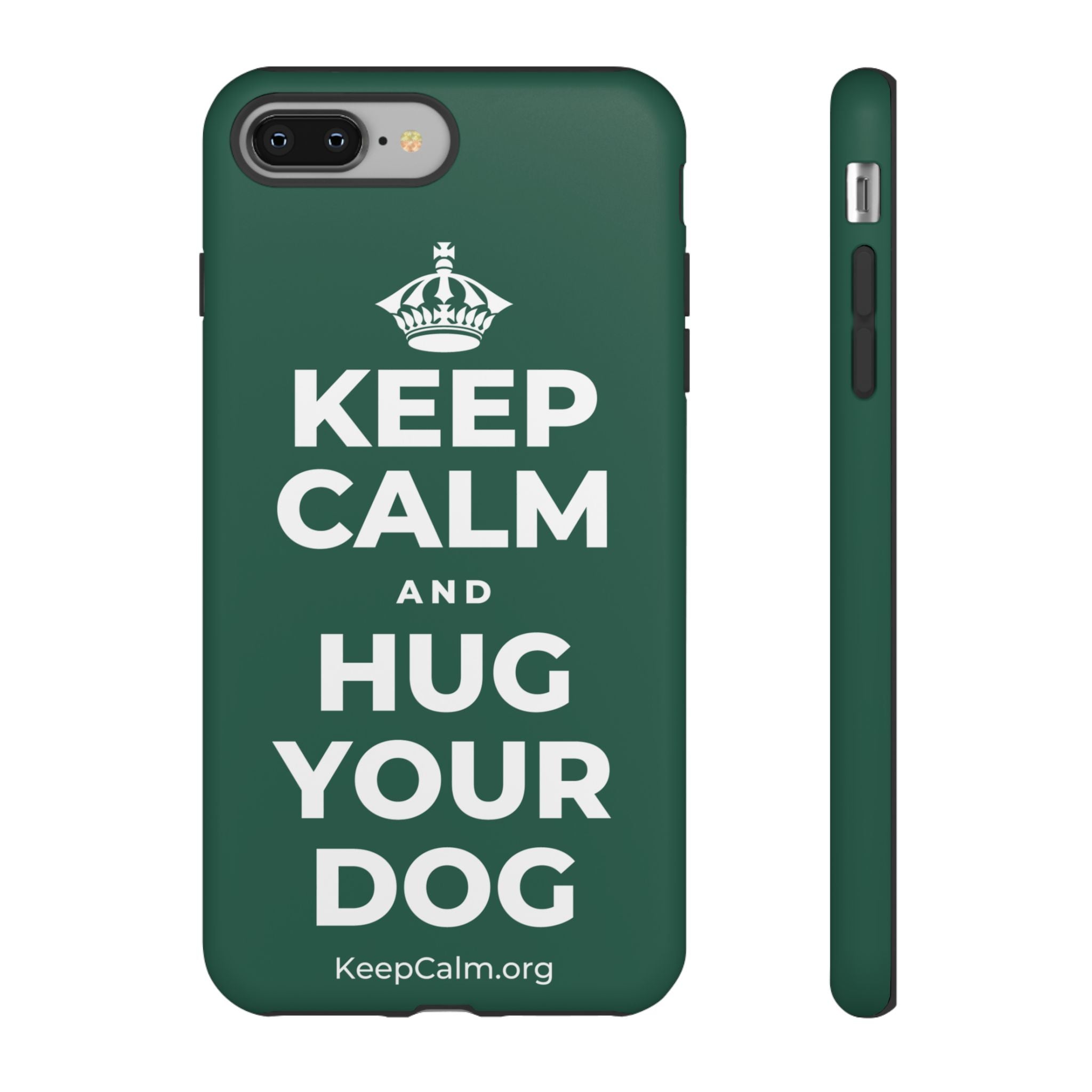 KEEP CALM AND HUG YOUR DOG Phone Case