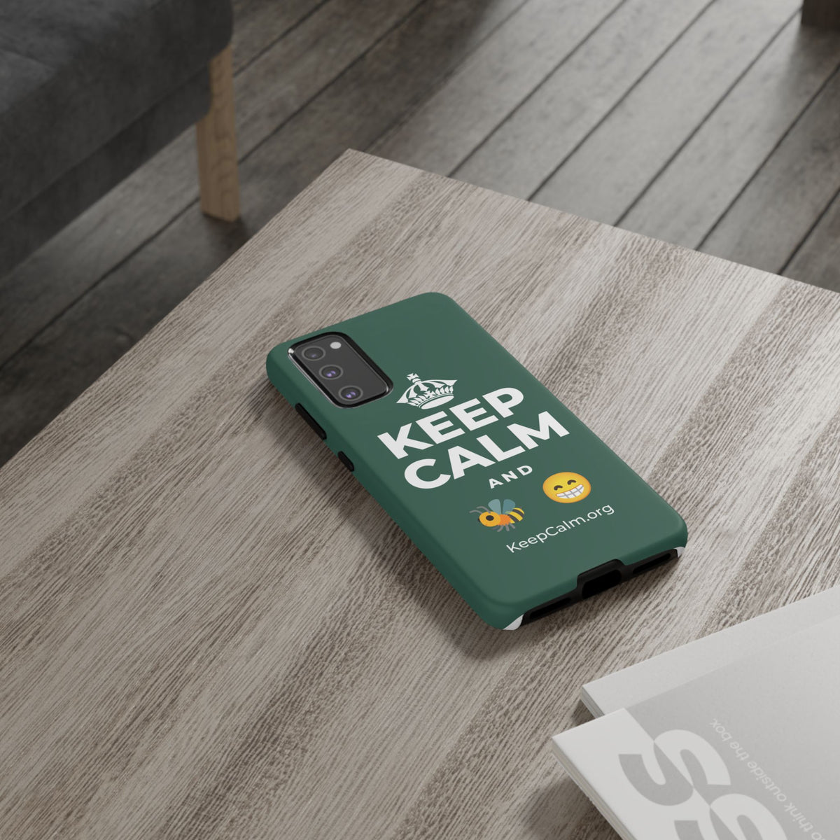 KEEP CALM AND BEE HAPPY Phone Case