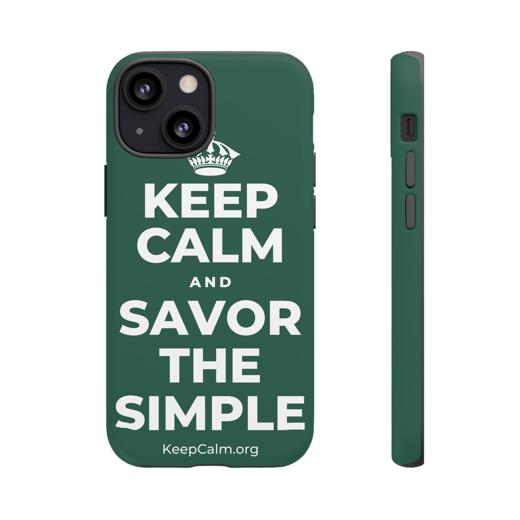 KEEP CALM AND SAVOR THE SIMPLE Phone Case