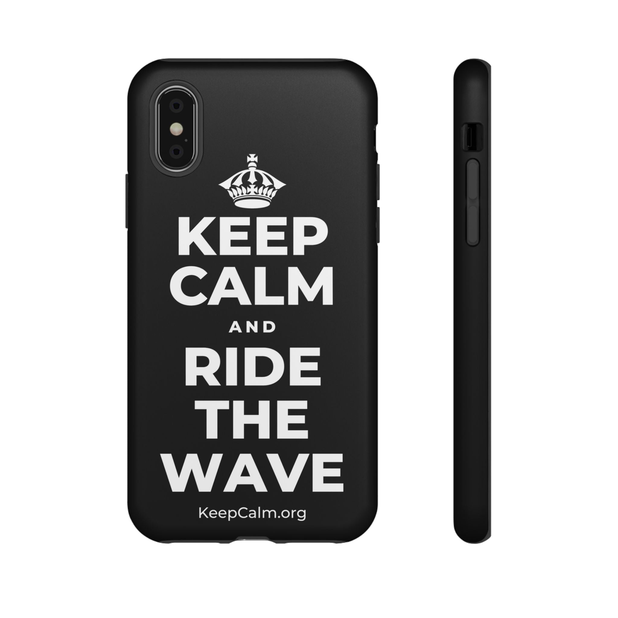 KEEP CALM AND RIDE THE WAVE Phone Case