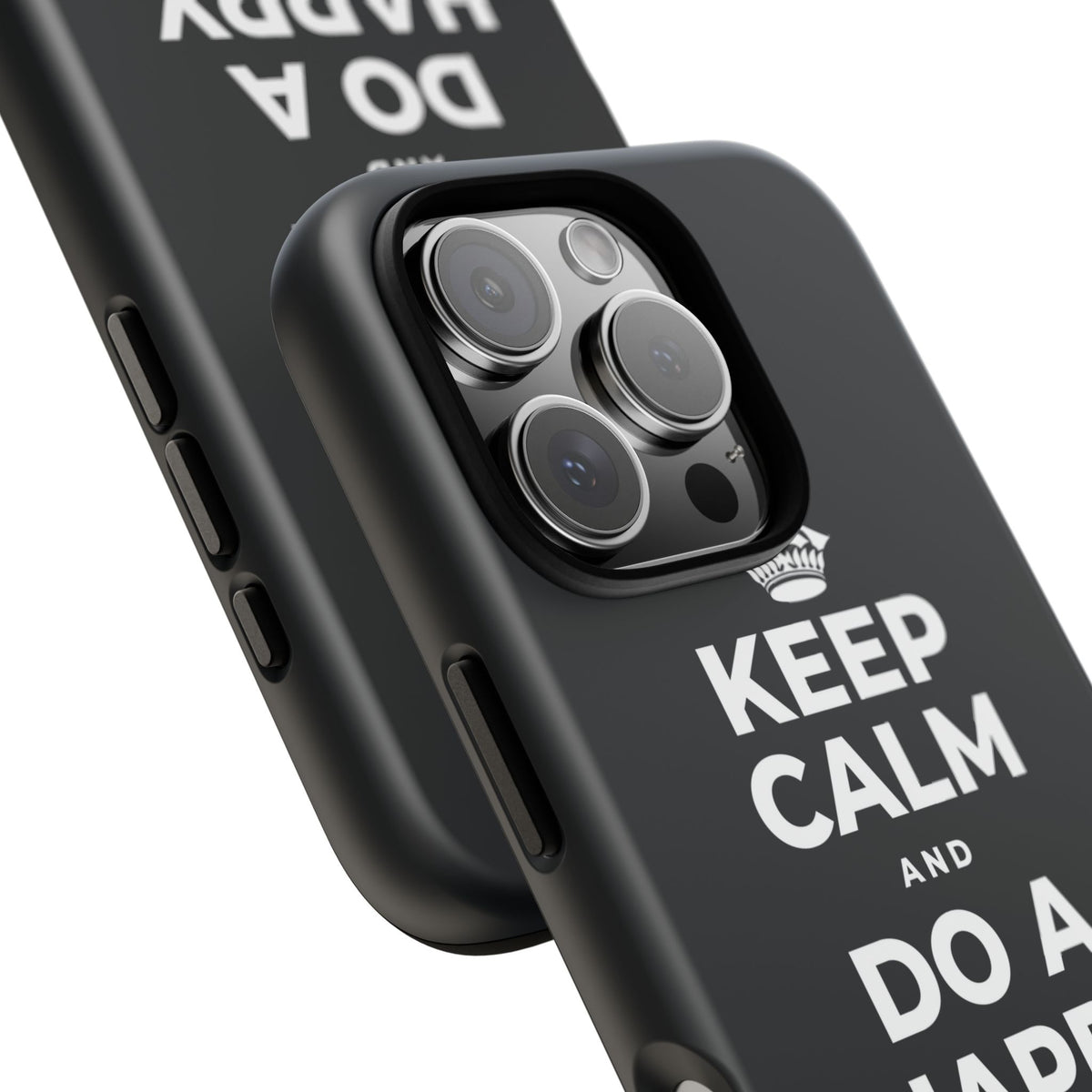 KEEP CALM AND DO A HAPPY LITTLE DANCE Phone Case (Dark)