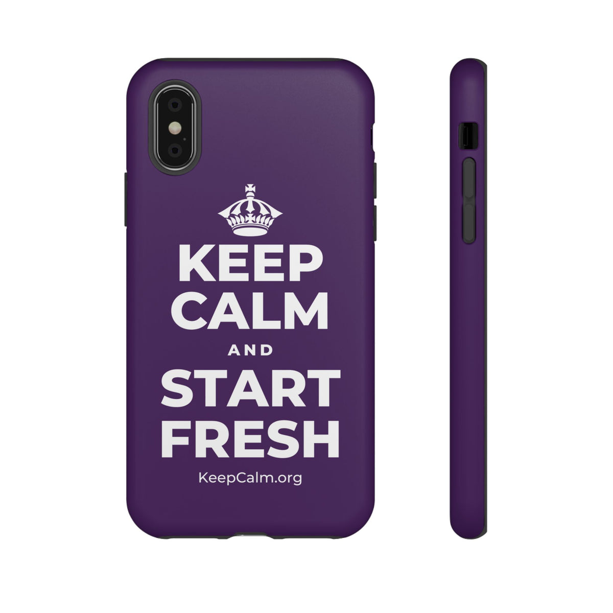 KEEP CALM AND START FRESH Phone Case