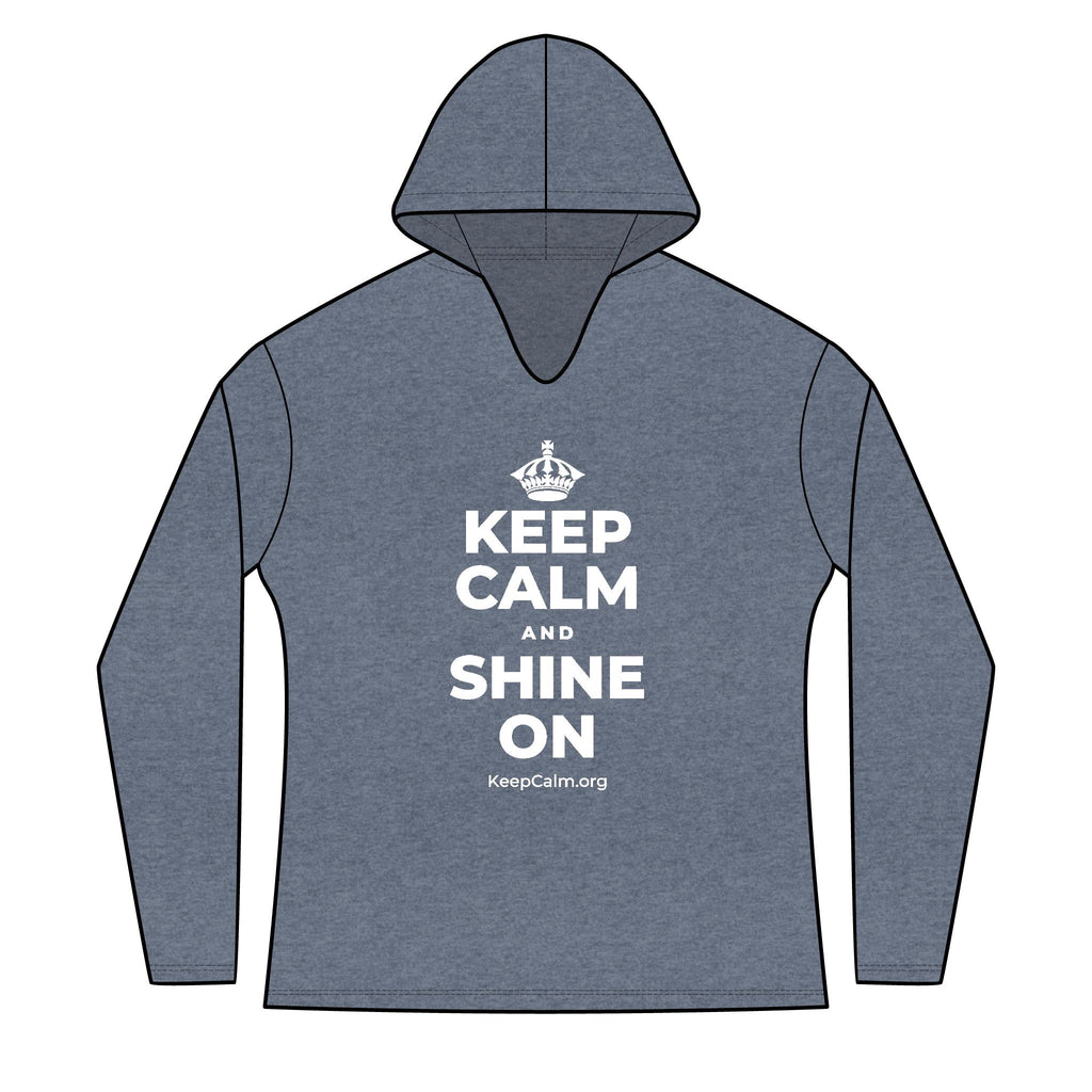 KEEP CALM AND SHINE ON Women's Long Sleeve Hoodie