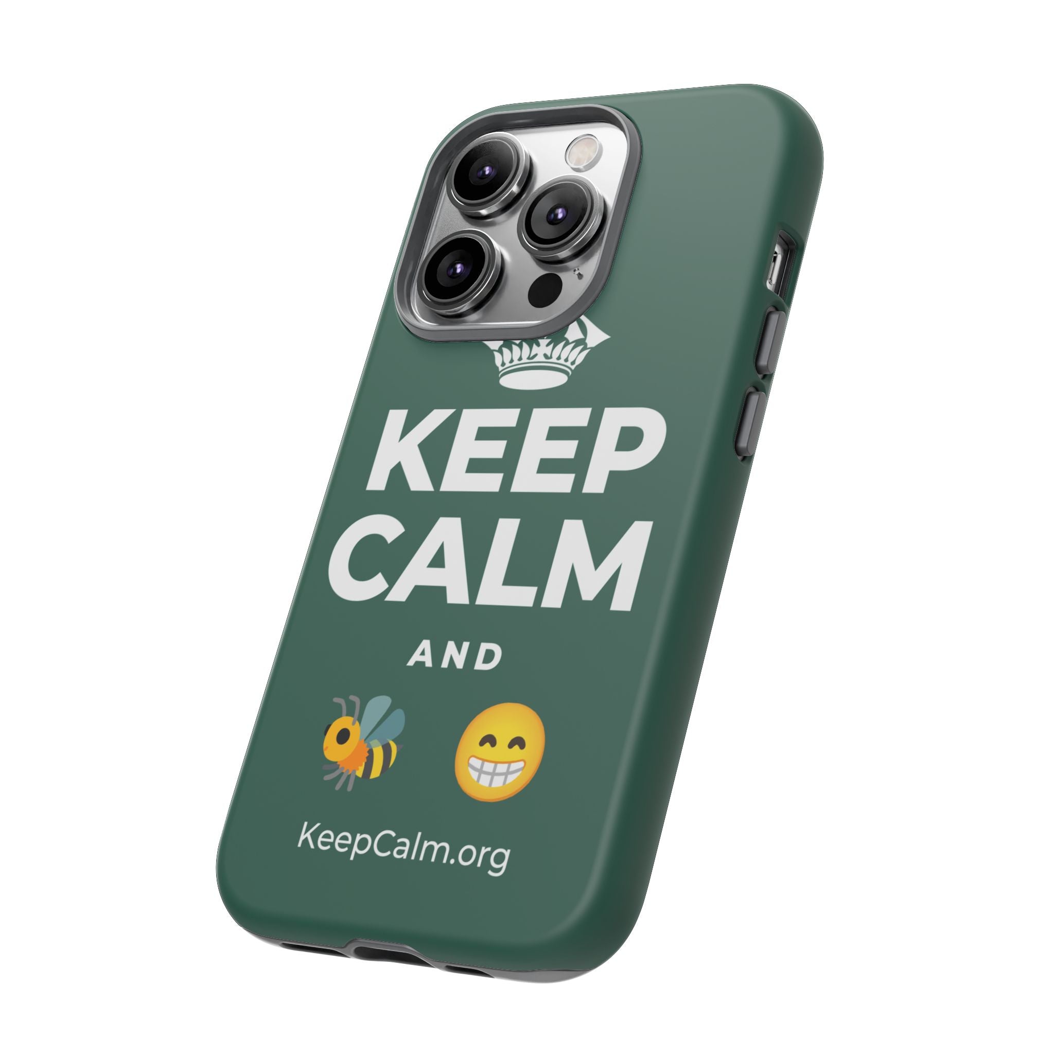 KEEP CALM AND BEE HAPPY Phone Case
