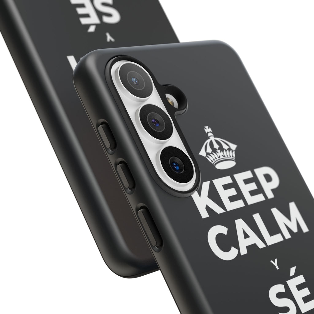 KEEP CALM Y SÉ SUAVE CONTIGO Phone Case (Dark)