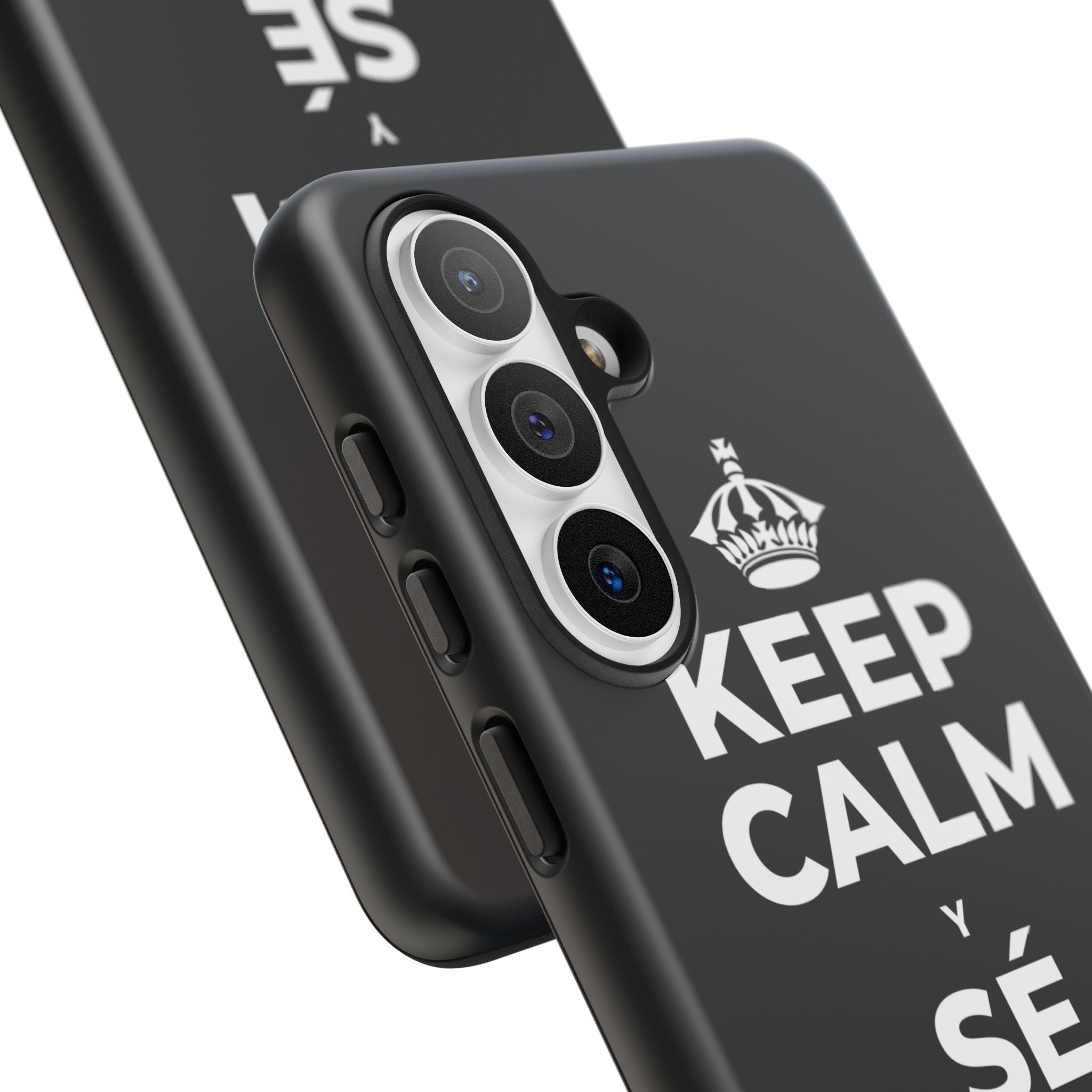 KEEP CALM Y SÉ SUAVE CONTIGO Phone Case (Dark)