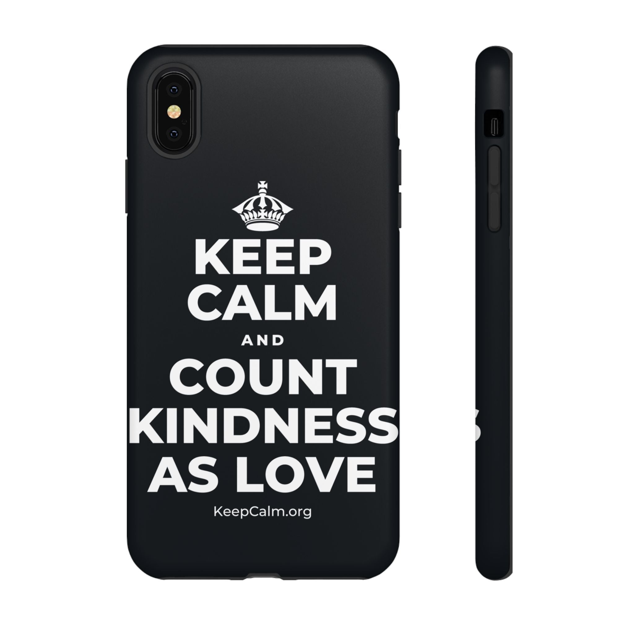 KEEP CALM AND COUNT KINDNESS AS LOVE Phone Case (Dark)