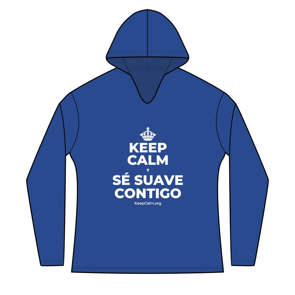 KEEP CALM Y SÉ SUAVE CONTIGO Women's Long Sleeve Hoodie