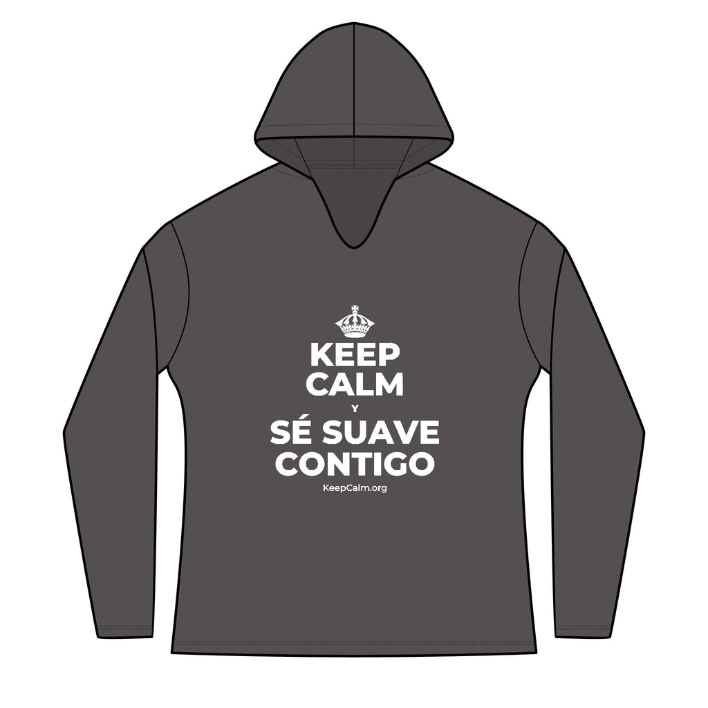 KEEP CALM Y SÉ SUAVE CONTIGO Women's Long Sleeve Hoodie