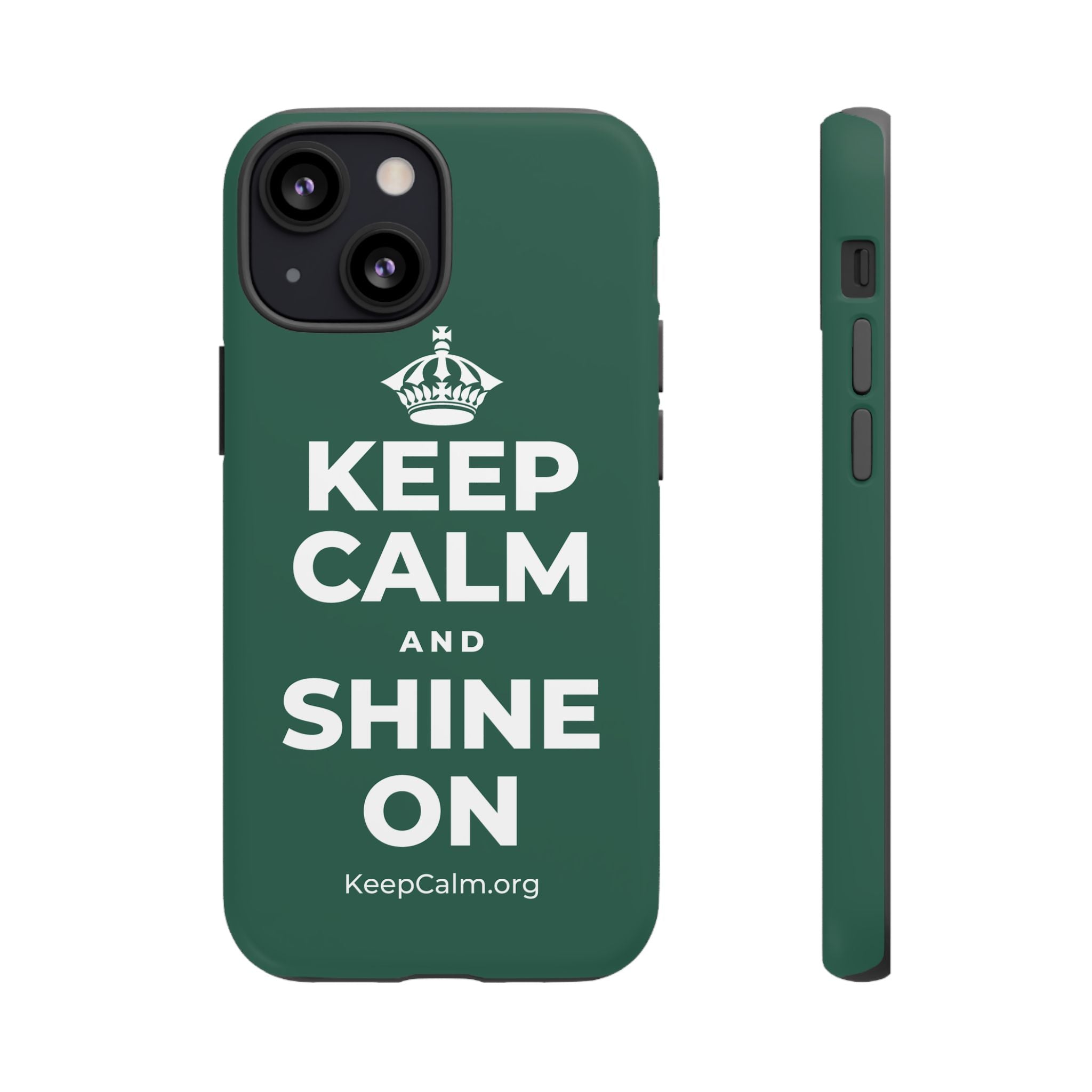 KEEP CALM AND SHINE ON Phone Case