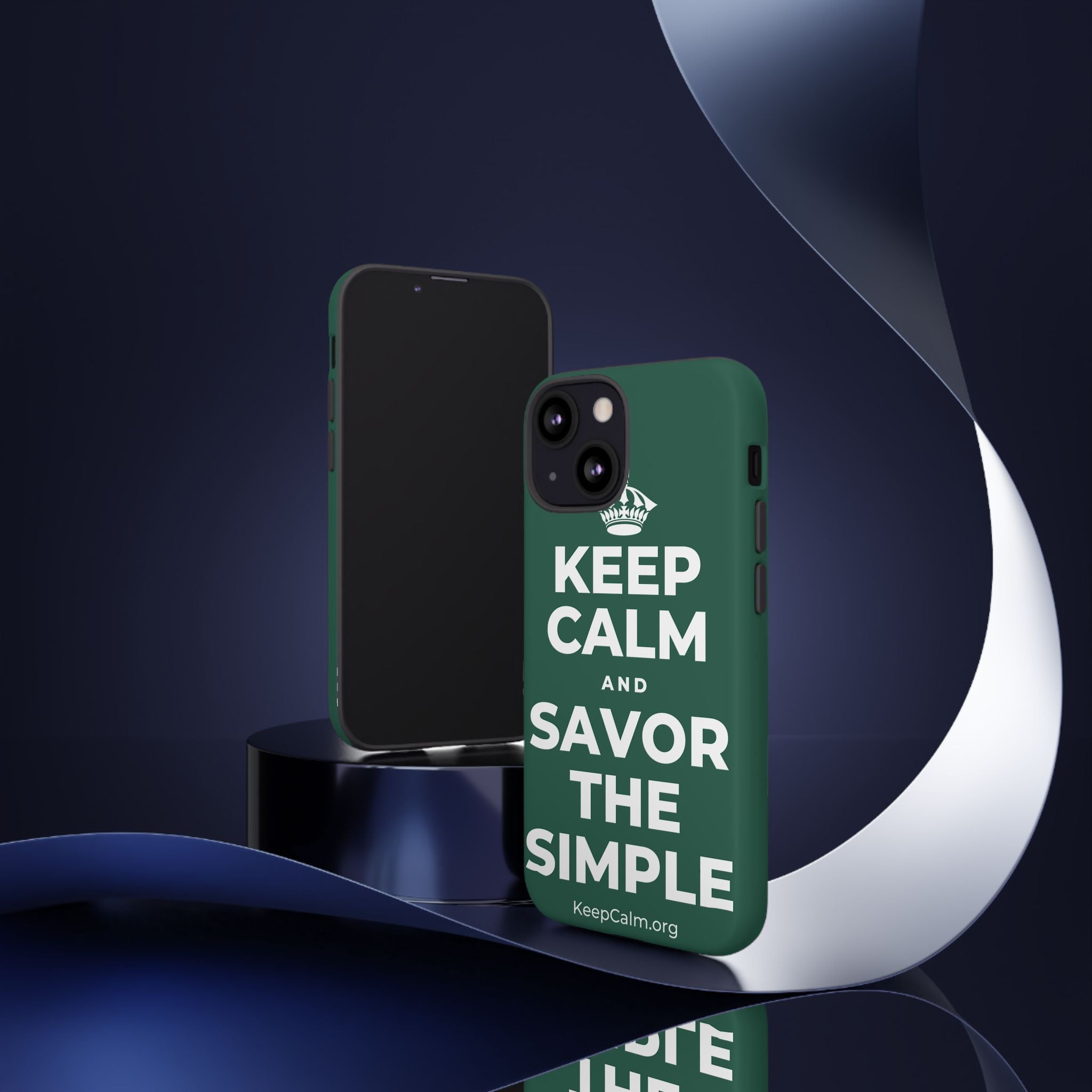 KEEP CALM AND SAVOR THE SIMPLE Phone Case