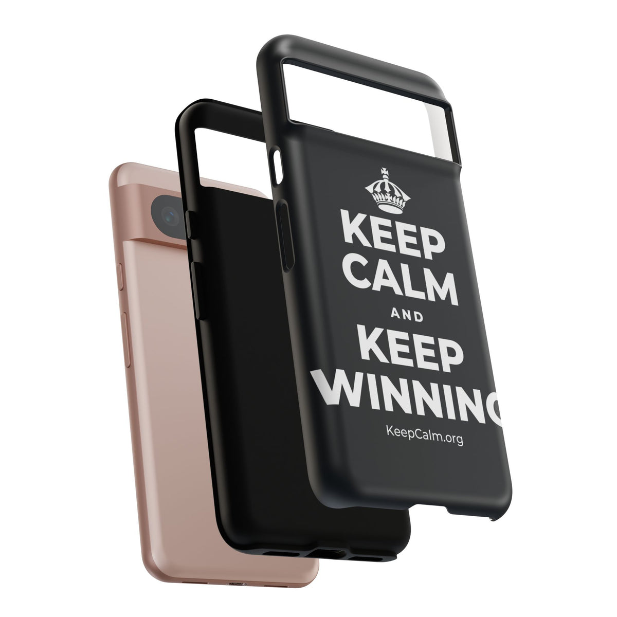 KEEP CALM AND KEEP WINNING Phone Case (Dark)