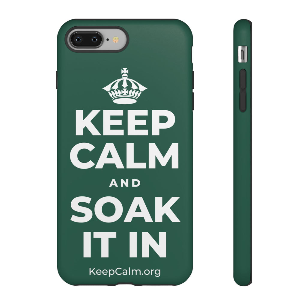 KEEP CALM AND SOAK IT IN Phone Case