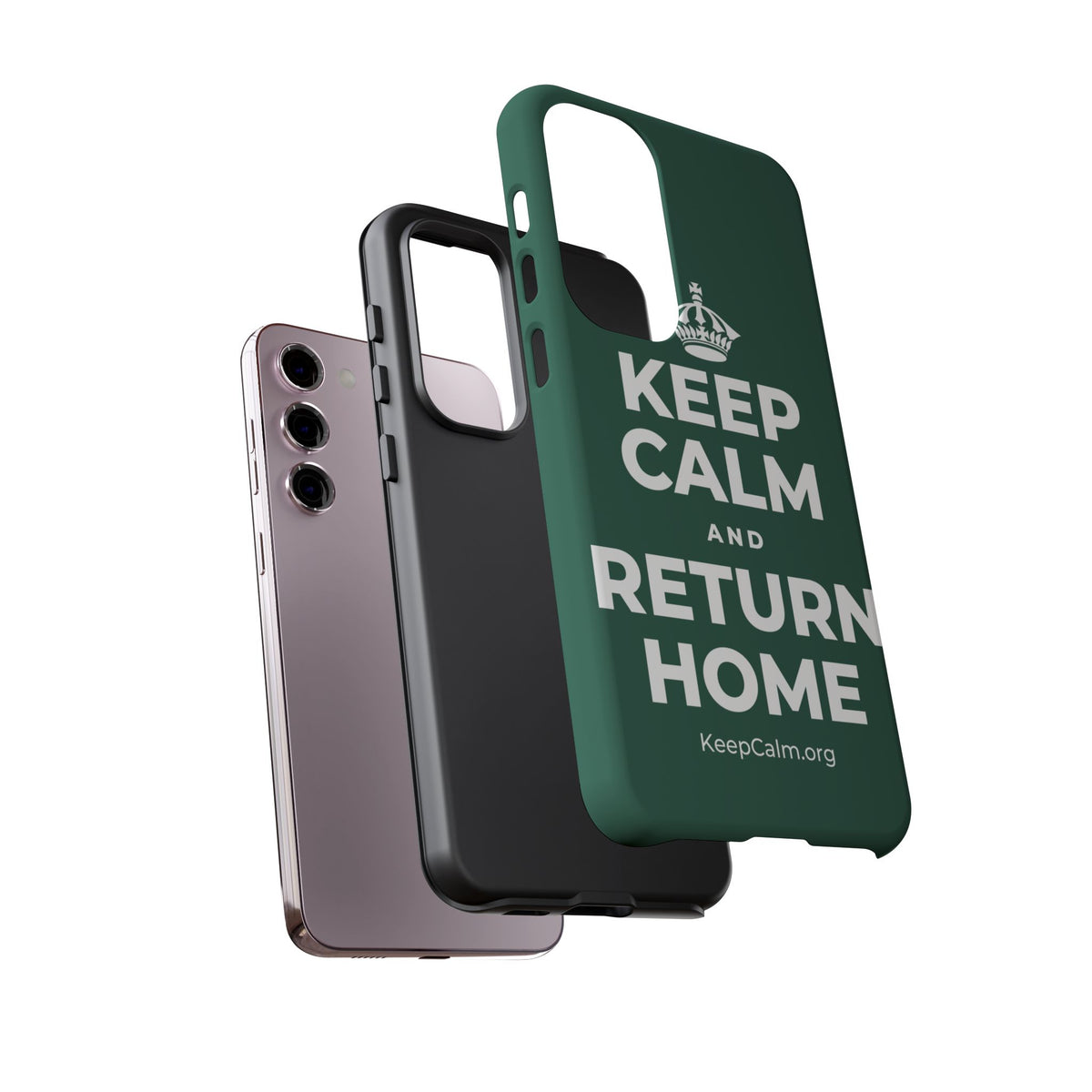 KEEP CALM AND RETURN HOME Phone Case