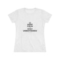 KEEP CALM AND STAY UNBOTHERED Women's Tri-Blend Tee
