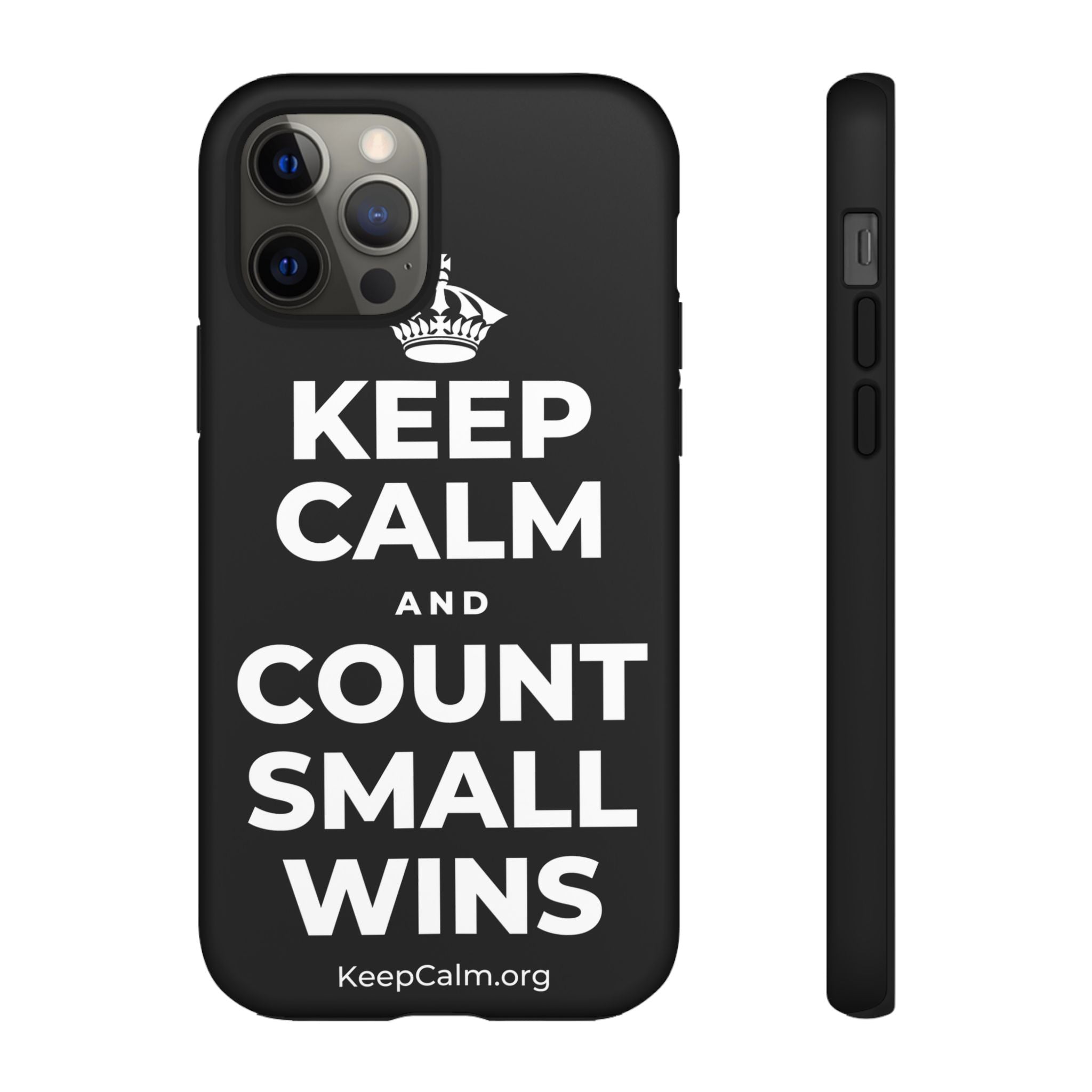 KEEP CALM AND COUNT SMALL WINS Phone Case