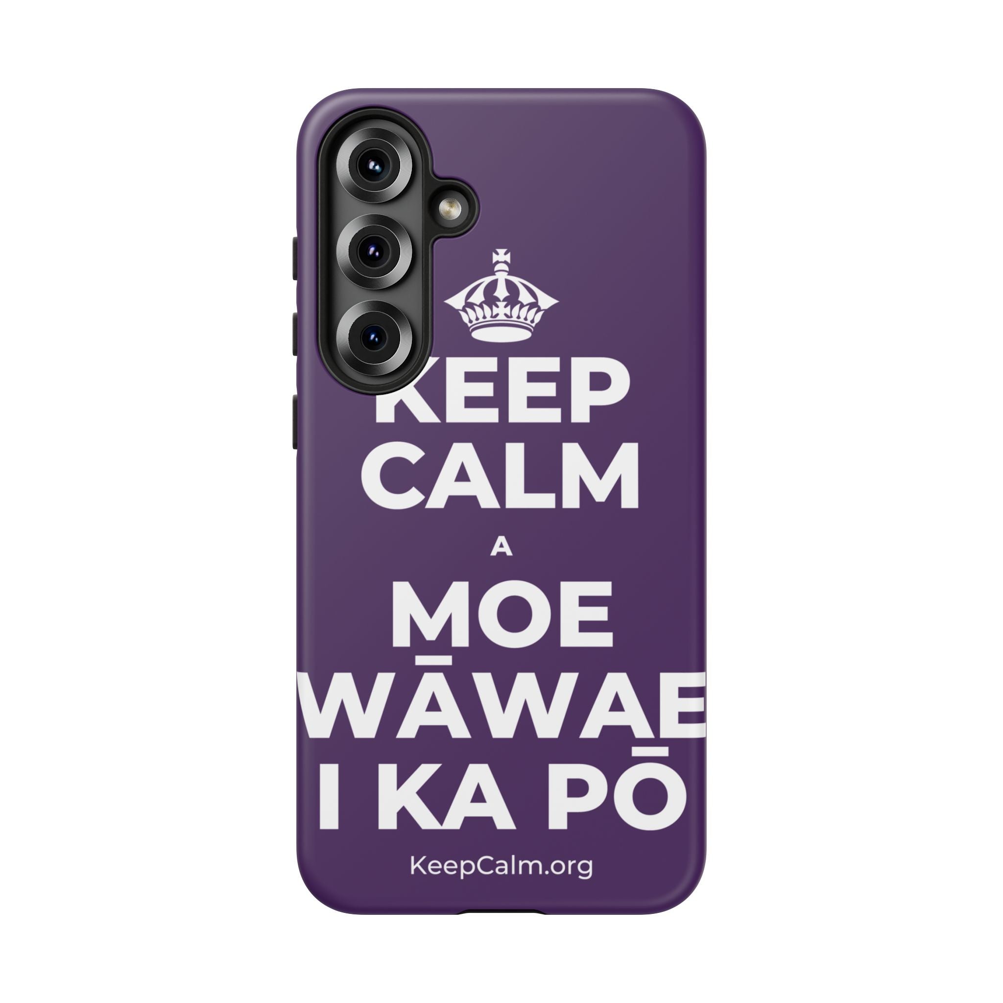 KEEP CALM A MOE WĀWAE I KA PŌ Phone Case