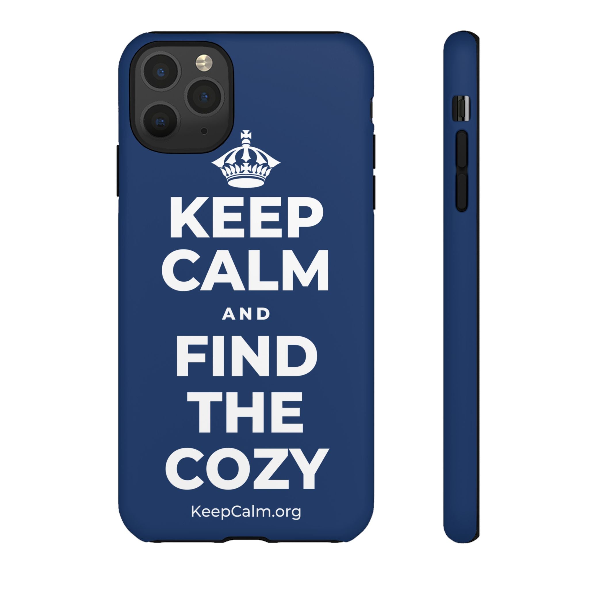 KEEP CALM AND FIND THE COZY Phone Case