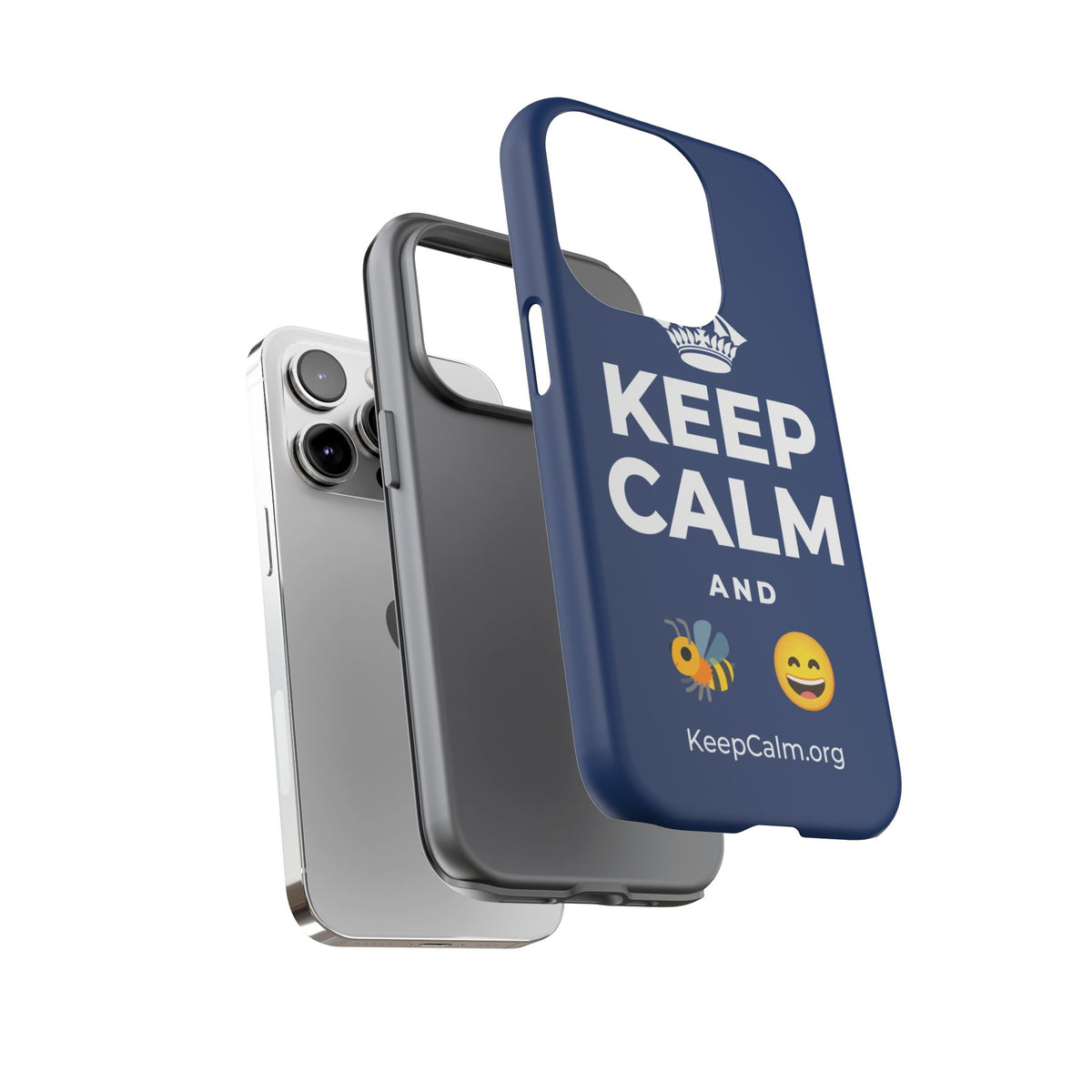 KEEP CALM AND 🐝 😄 Phone Case