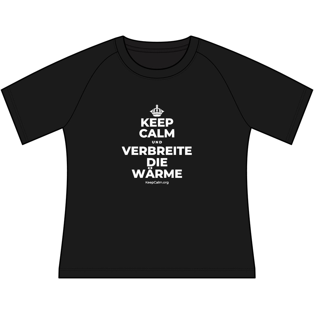 KEEP CALM UND VERBREITE DIE WÄRME Women's Raglan Tee