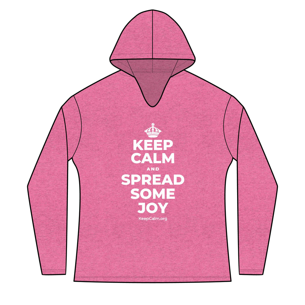 KEEP CALM AND SPREAD SOME JOY Women's Long Sleeve Hoodie