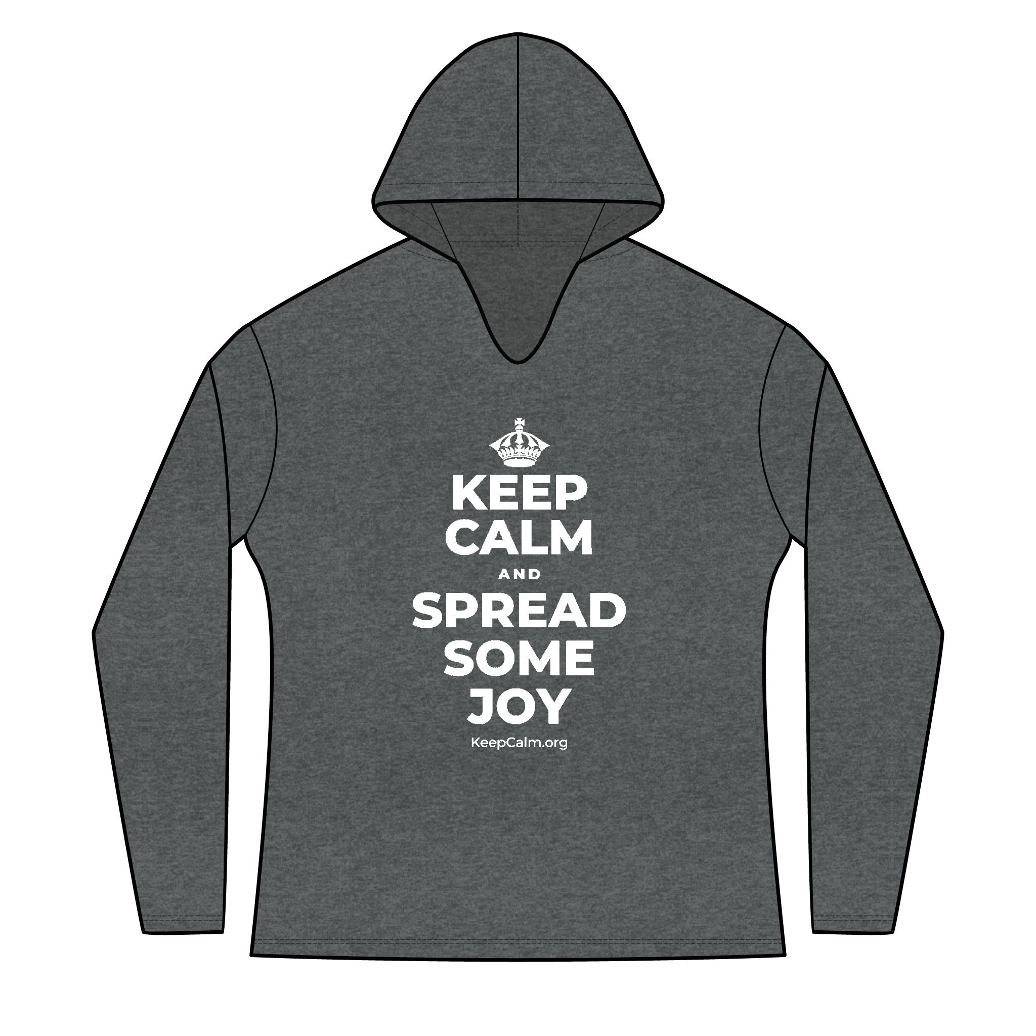 KEEP CALM AND SPREAD SOME JOY Women's Long Sleeve Hoodie