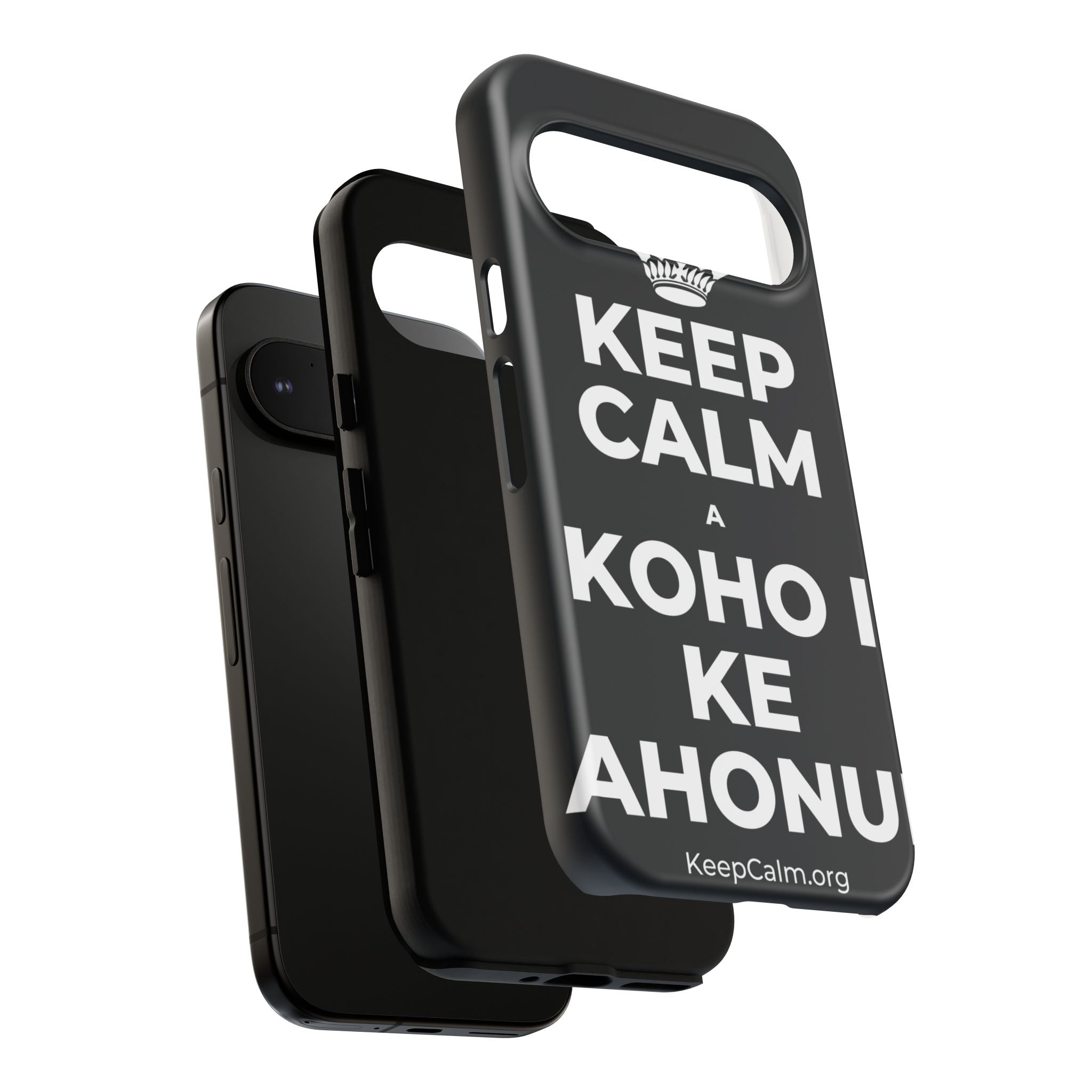 KEEP CALM A KOHO I KE AHONUI Phone Case (Dark)