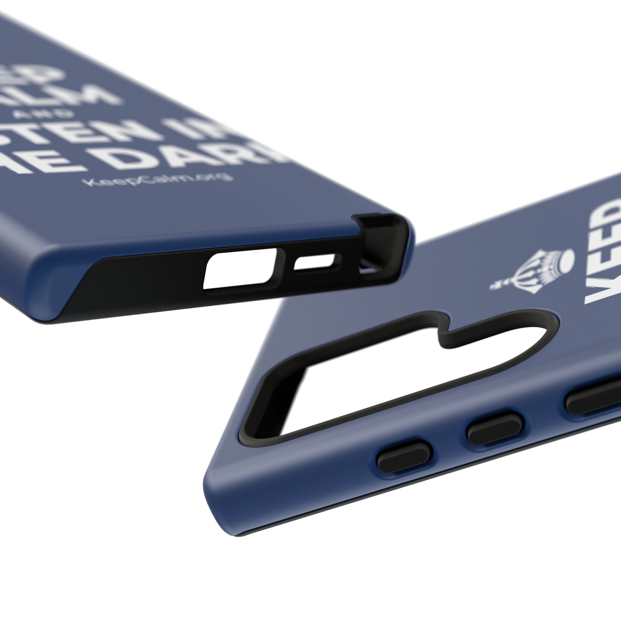 KEEP CALM AND LISTEN IN THE DARK Phone Case