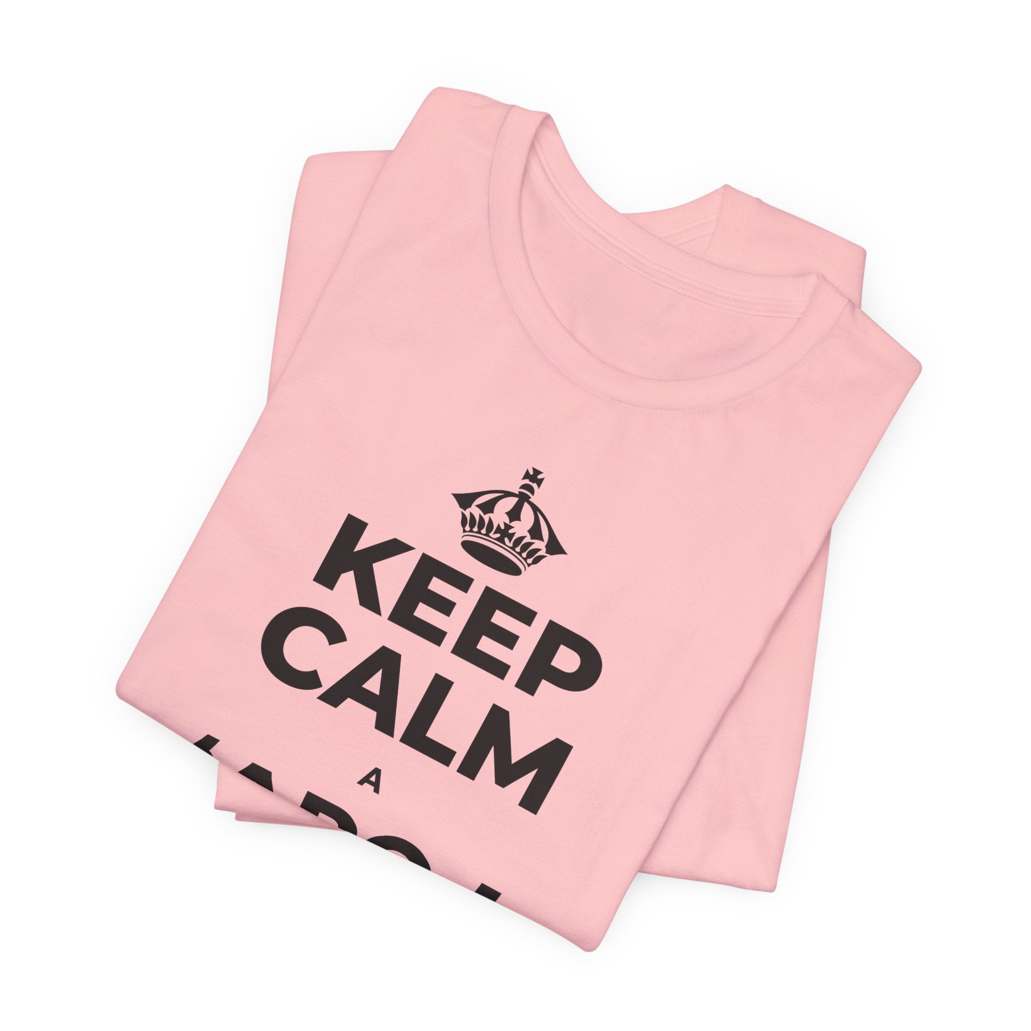 KEEP CALM A ʻAPO I KA MĀLIE T-Shirt (White–Asphalt)
