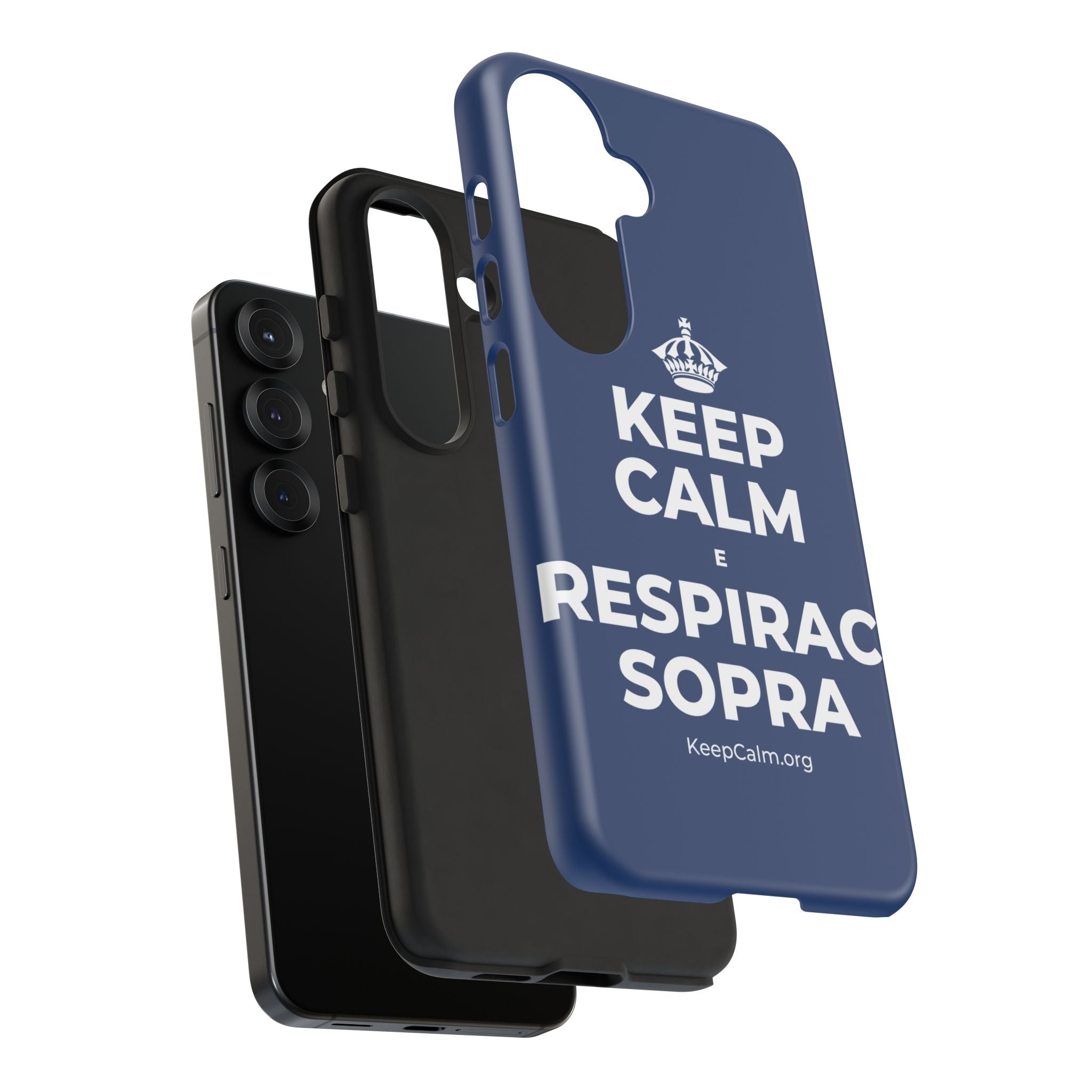 KEEP CALM E RESPIRACI SOPRA Phone Case
