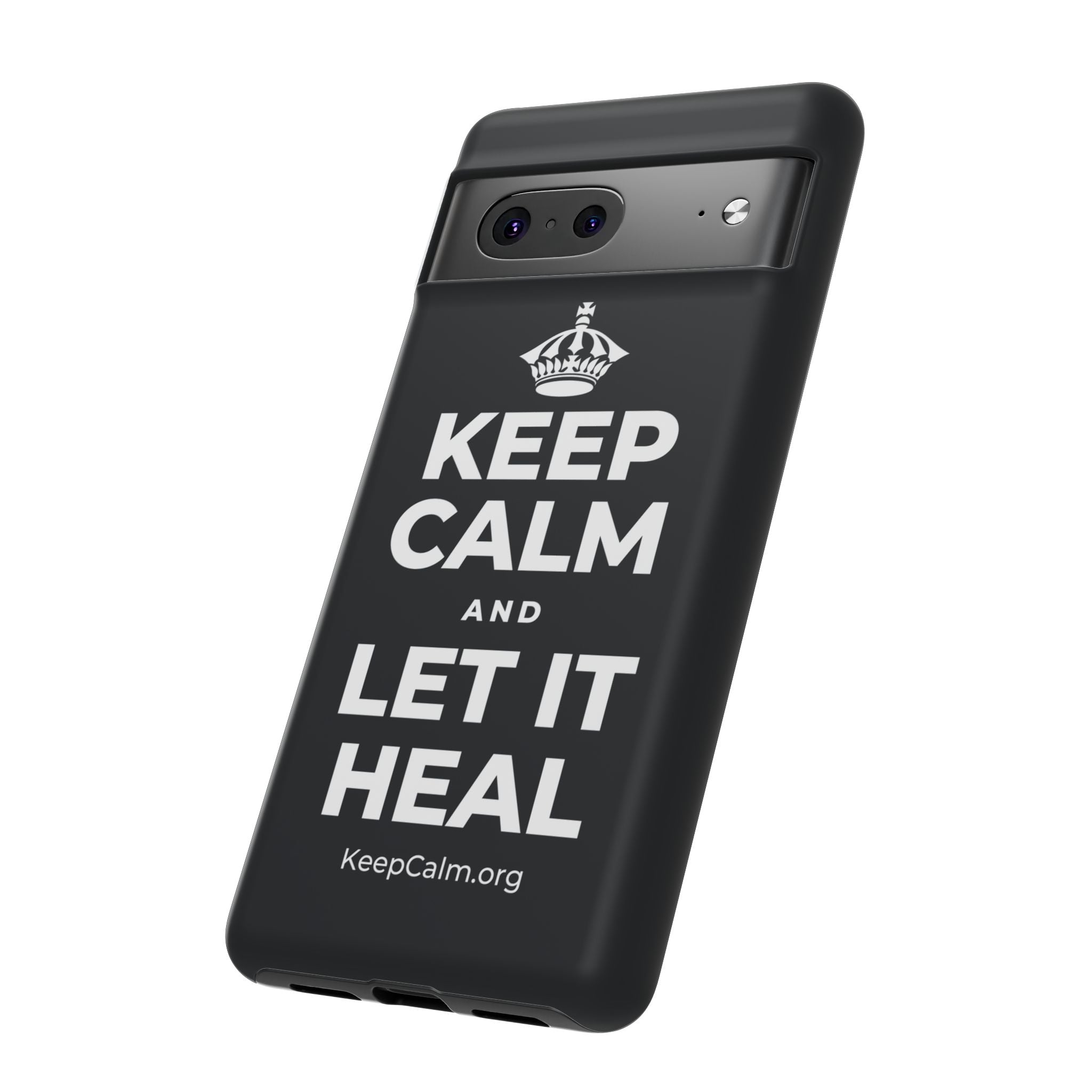 KEEP CALM AND LET IT HEAL Phone Case (Dark)